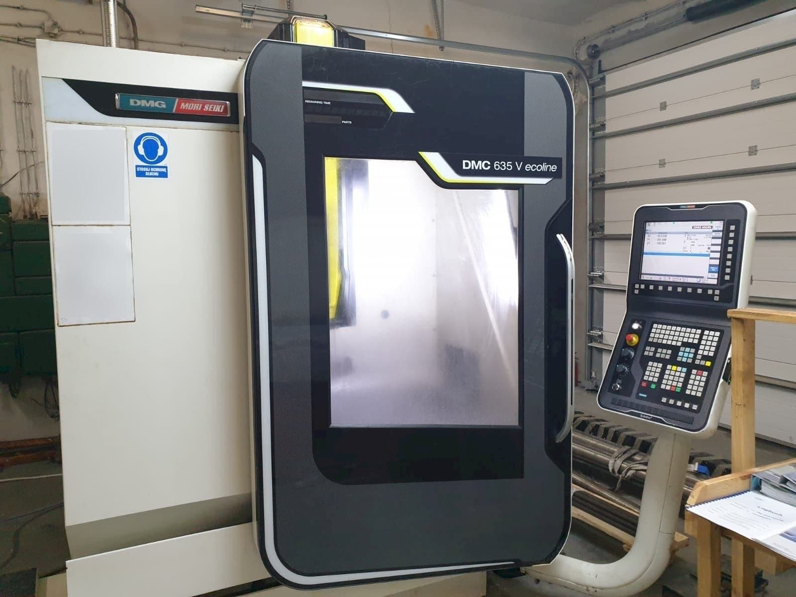 A DMG DMC 635 V ecoline  gép elölnézete