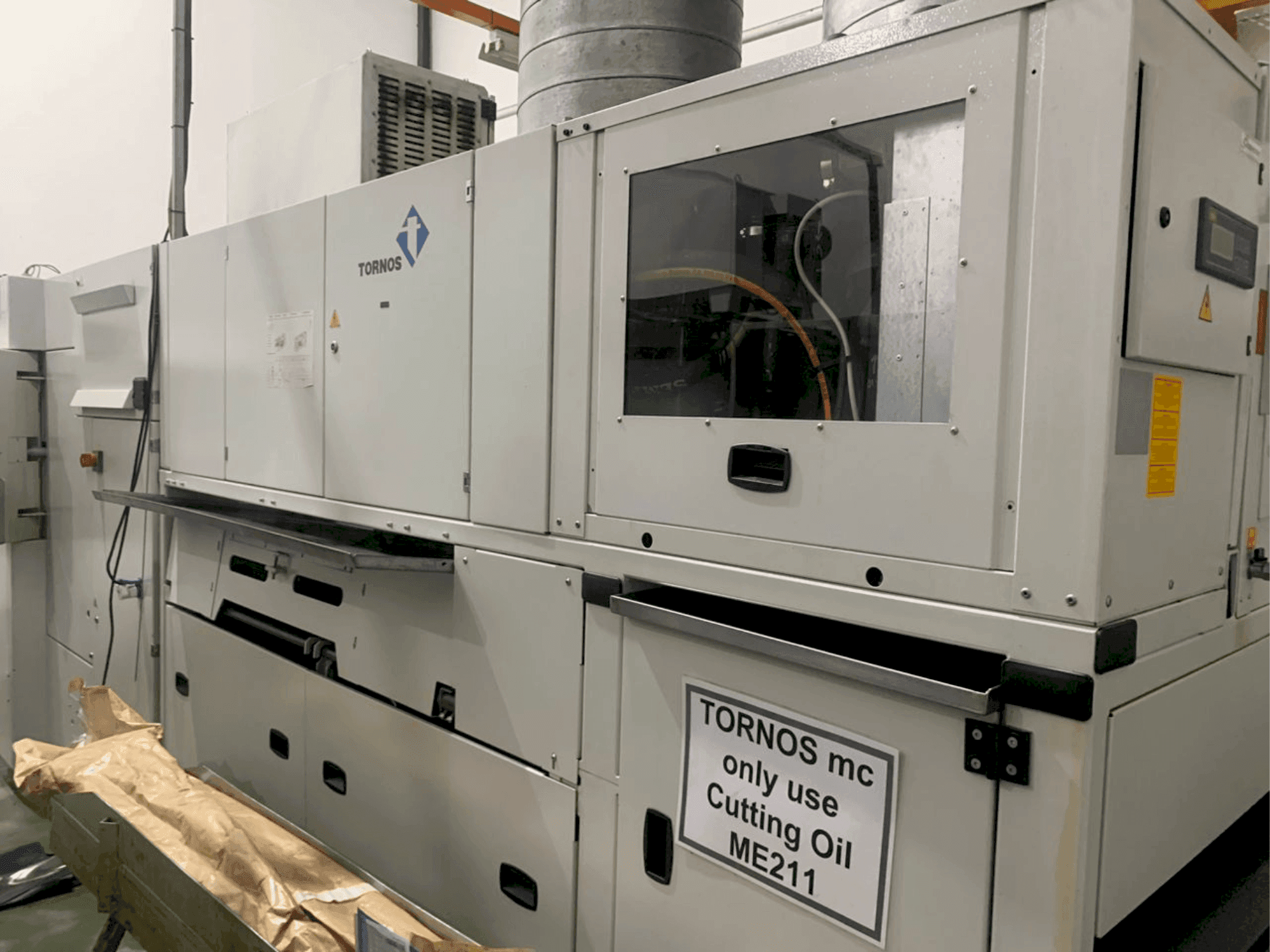 A TORNOS MultiSWiss 6x14  gép elölnézete