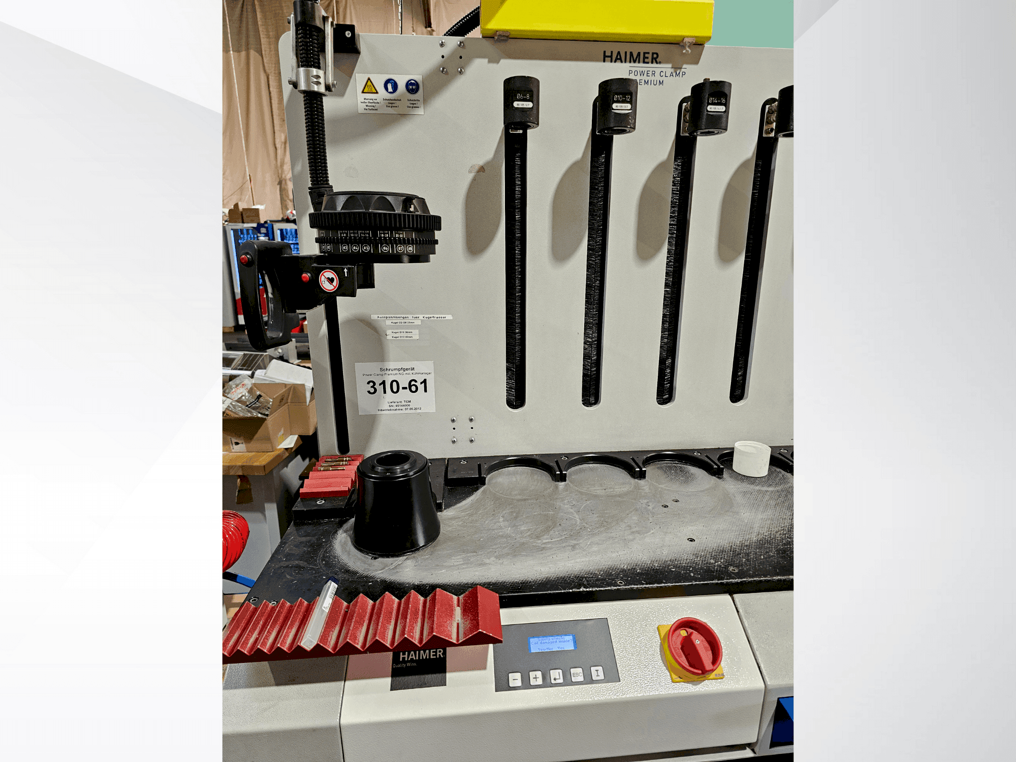 A HAIMER PC 2011 Premium  gép elölnézete