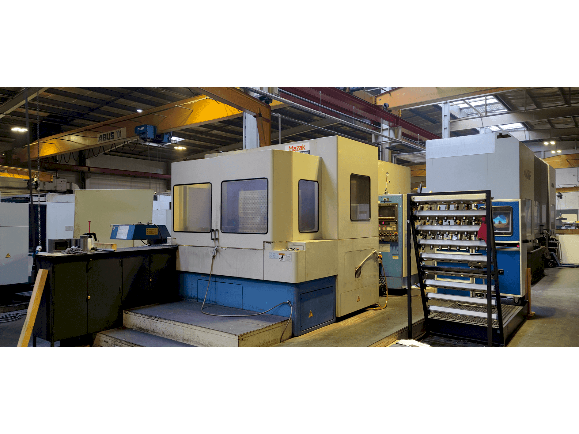 A Mazak H-630 N  gép elölnézete