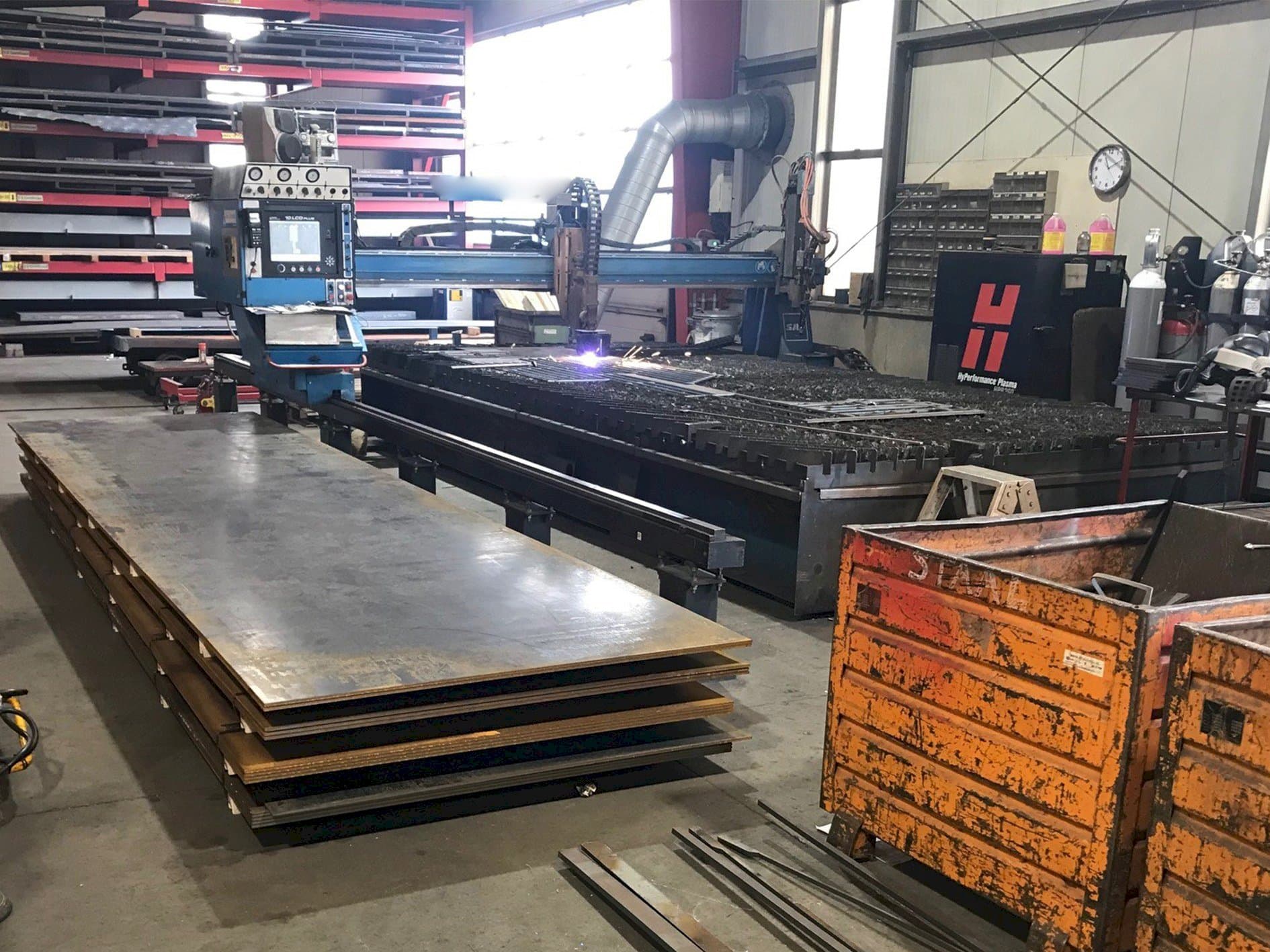 A SAF Oxytome B30E  gép elölnézete