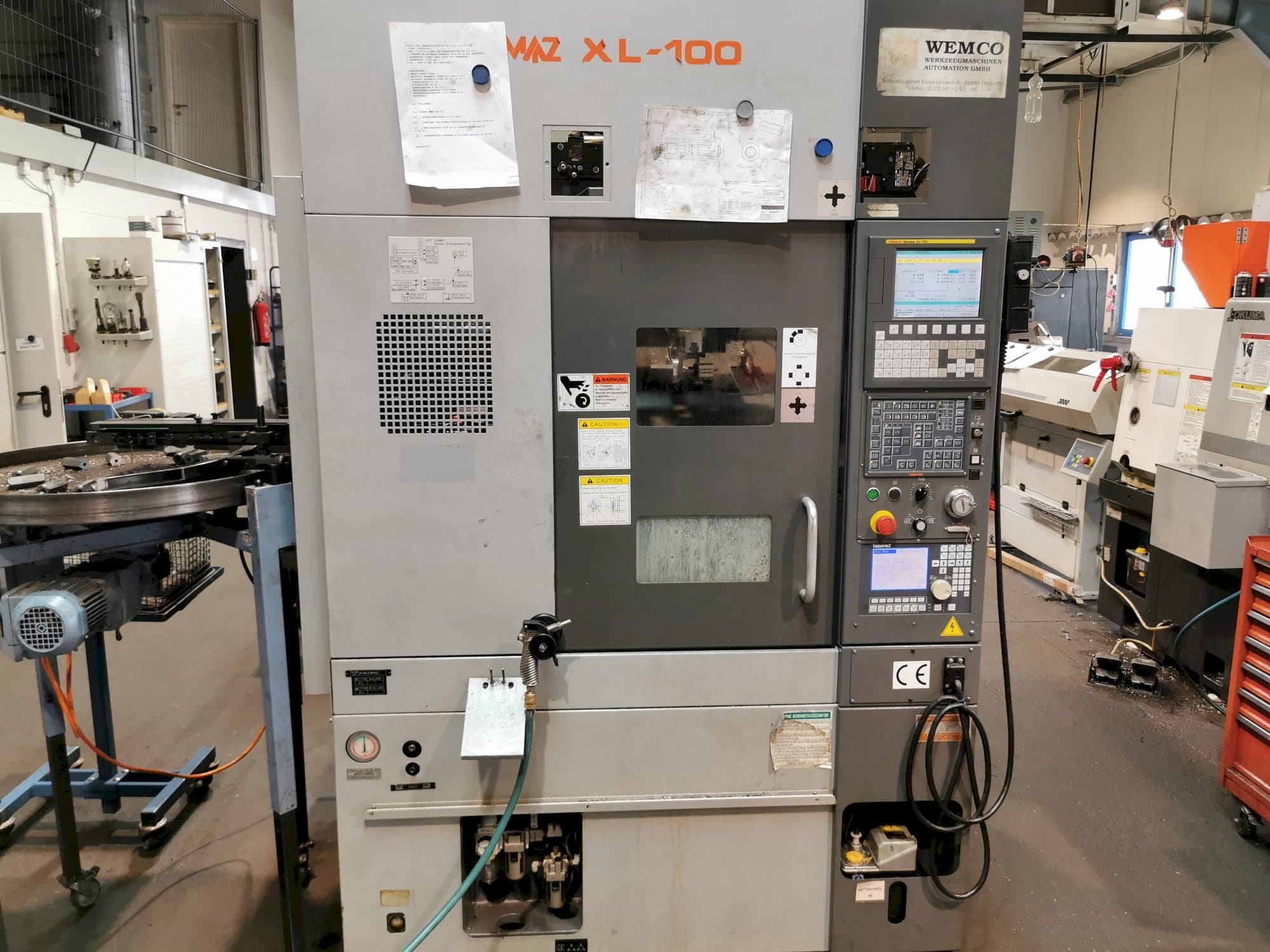 A Takamaz XL100  gép elölnézete