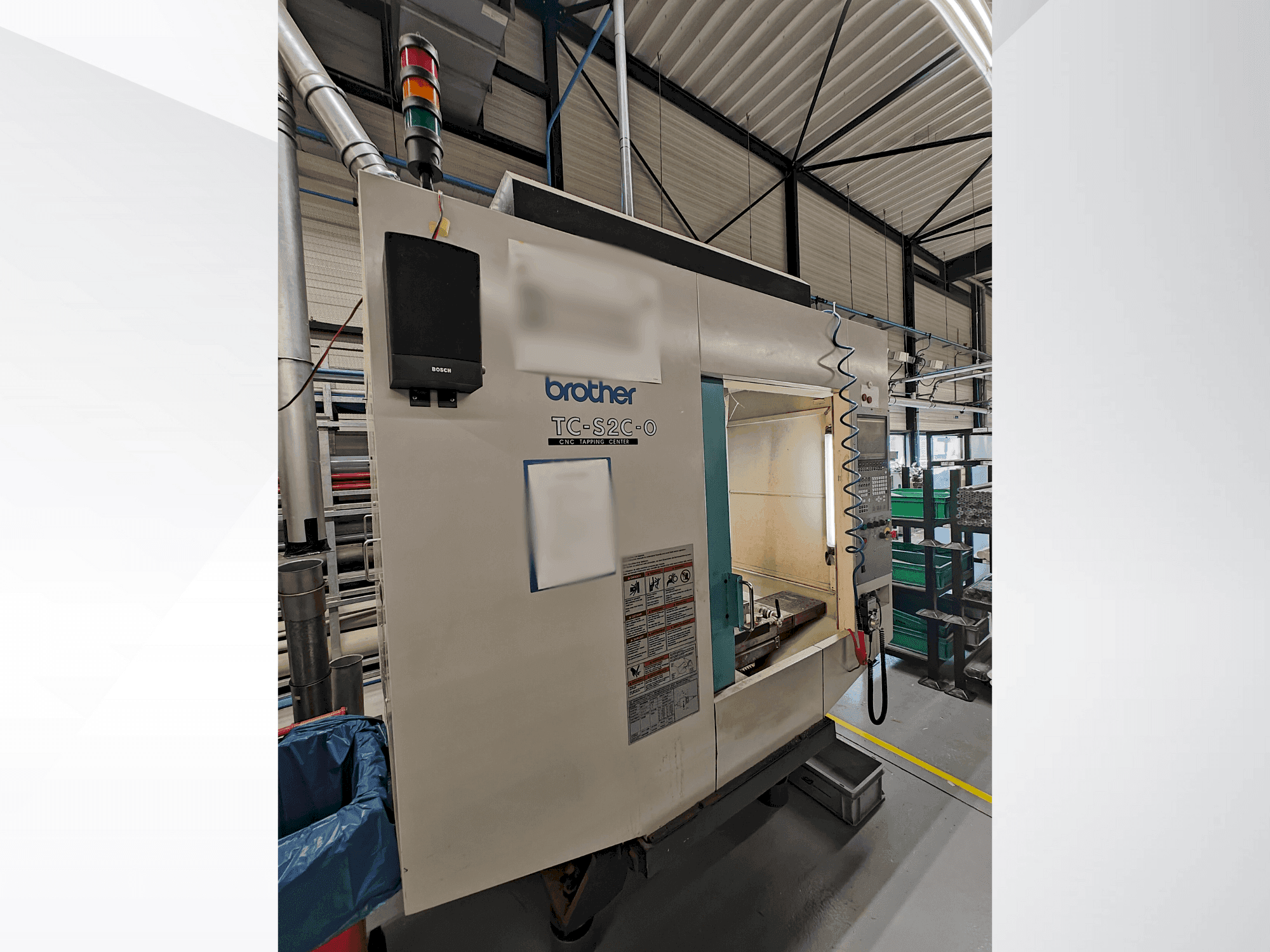 A Brother TC-S2C-O  gép elölnézete