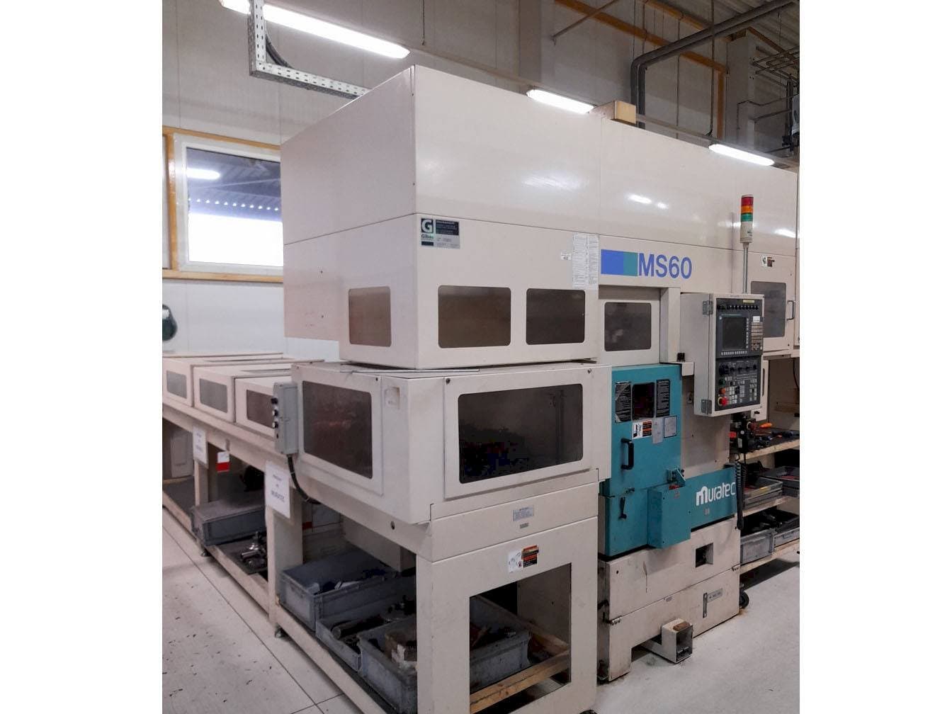 A Muratec MS60  gép elölnézete