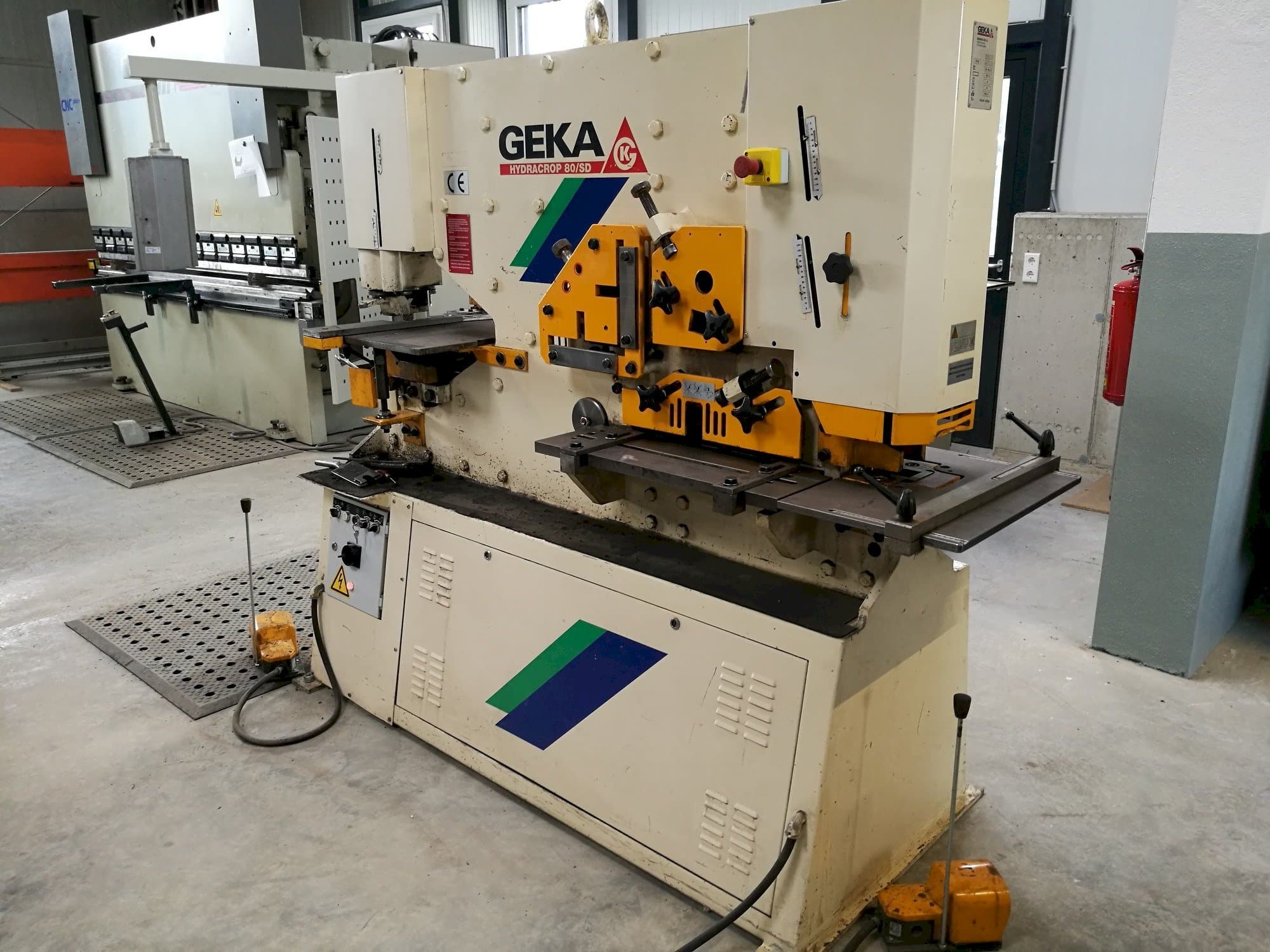 A GEKA Hydracrop 80 SD  gép elölnézete