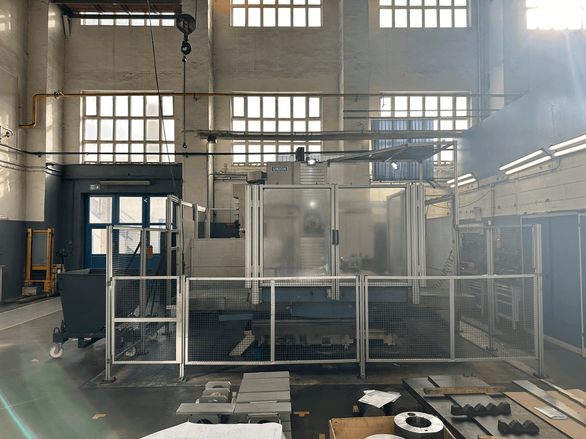 A Union TC 110  gép elölnézete