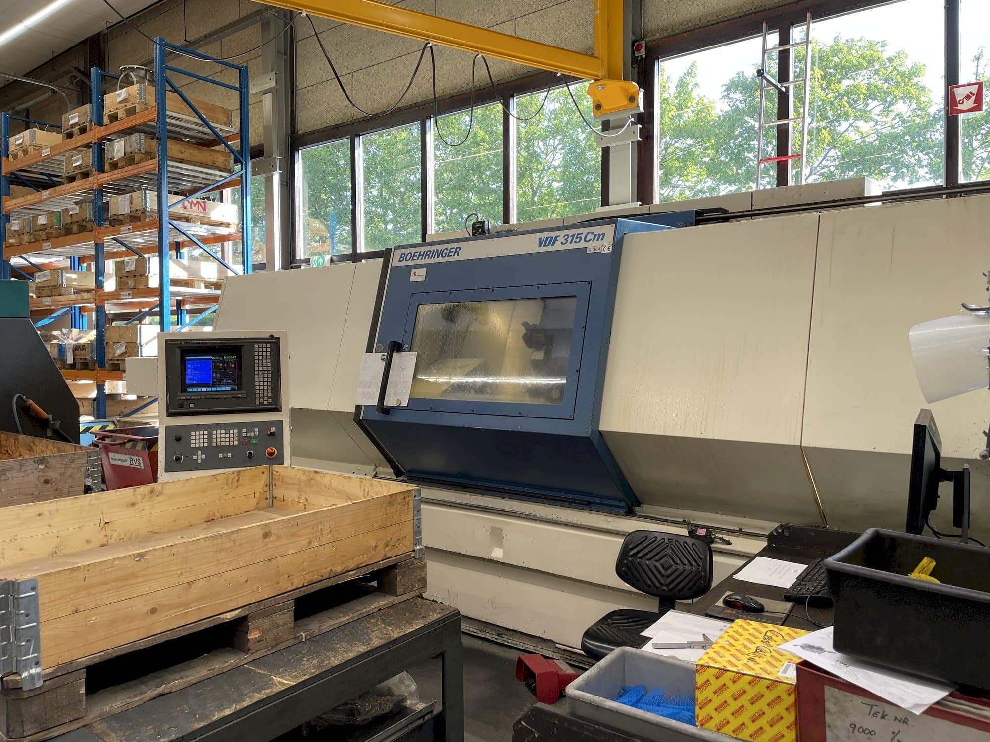 A BOEHRINGER VDF 315 CM  gép elölnézete