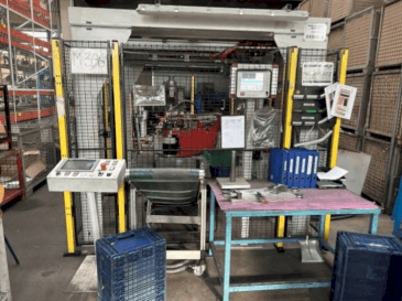 A Transfluid DB 650 ST-SPS  gép elölnézete