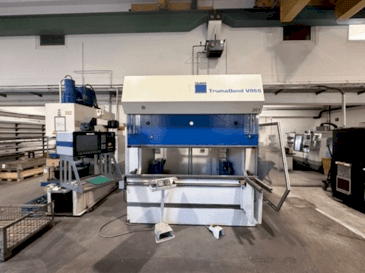 A TRUMPF TrumaBend V85S  gép elölnézete