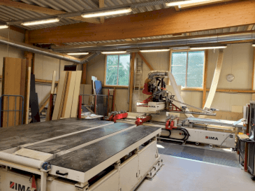 A IMA BIMA CUT 120/300  gép elölnézete
