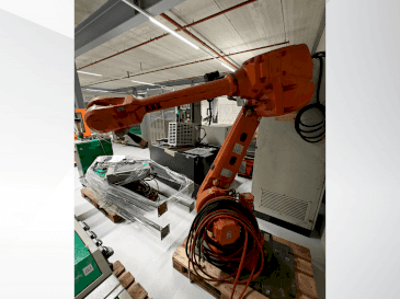 A ABB IRB 4600 gép elölnézete