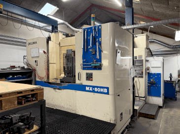 A Okuma MX-60HB  gép elölnézete
