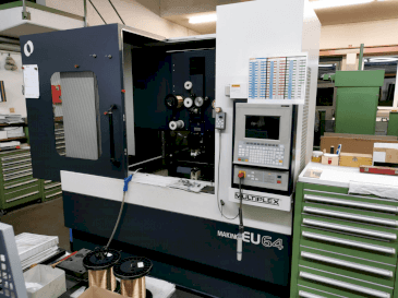 A Makino EU64 gép elölnézete