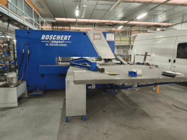 A BOSCHERT Compact 1250 Rota  gép elölnézete