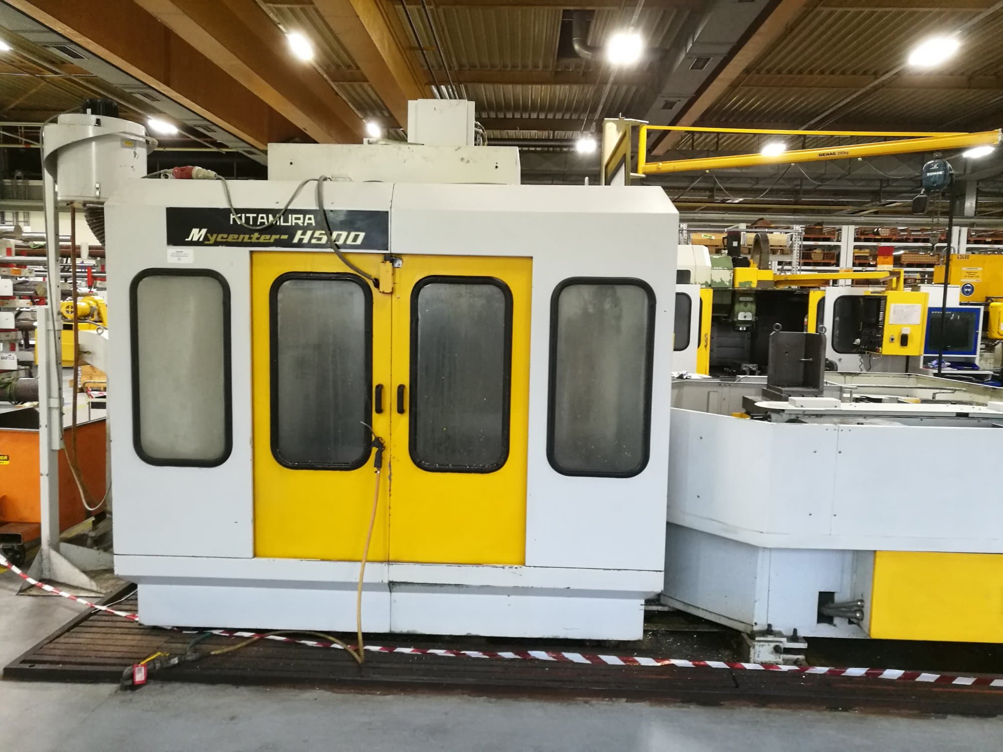 A Kitamura Mycenter H500  gép elölnézete