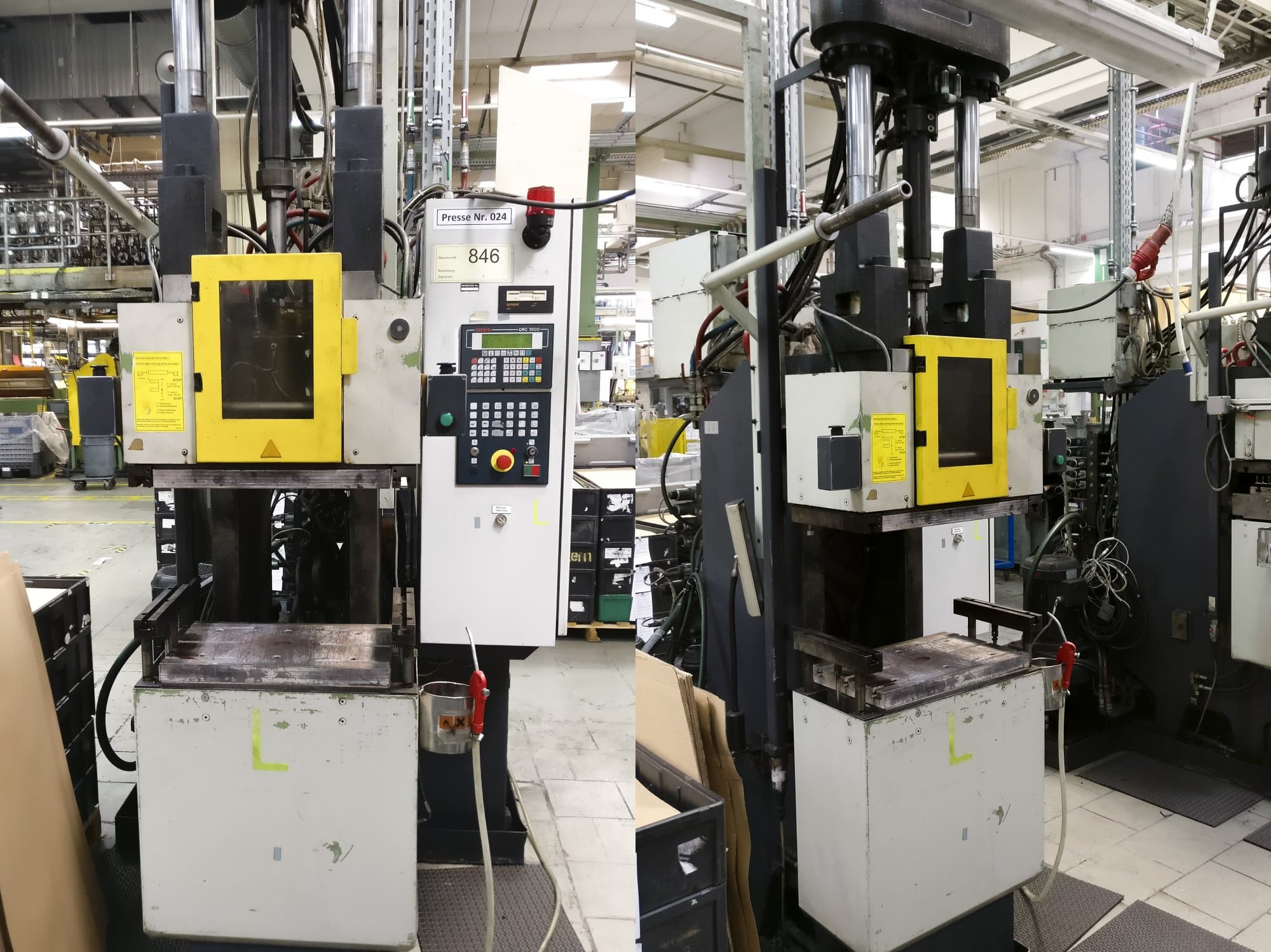 A Kloeckner Desma 956.050  gép jobb oldali nézete