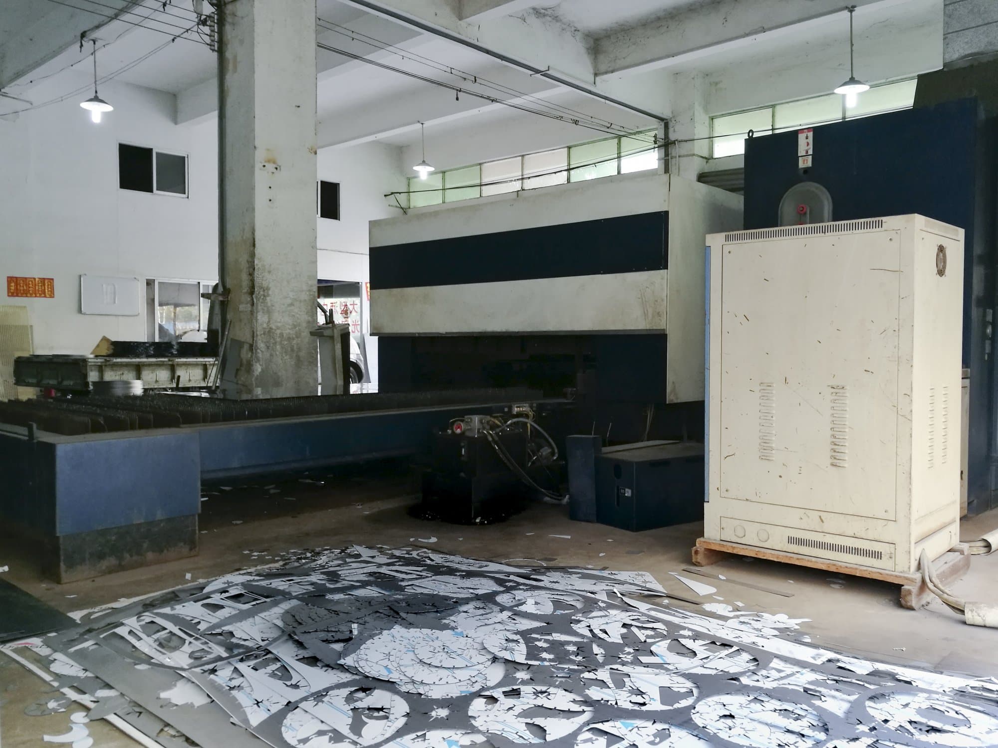 A Trumpf TruLaser 3030  gép jobb nézete