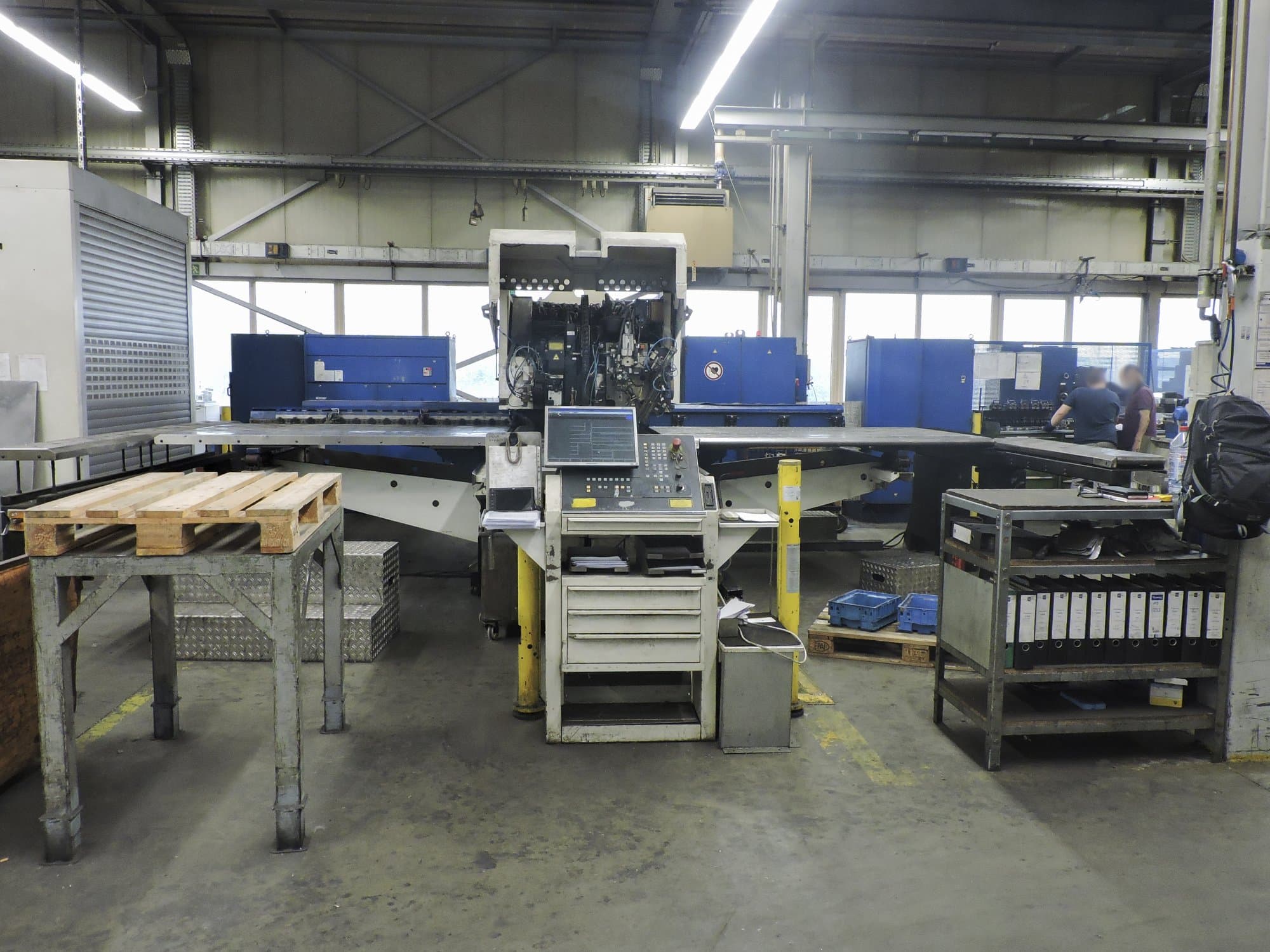 A Trumpf Trumatic 600L gép elölnézete