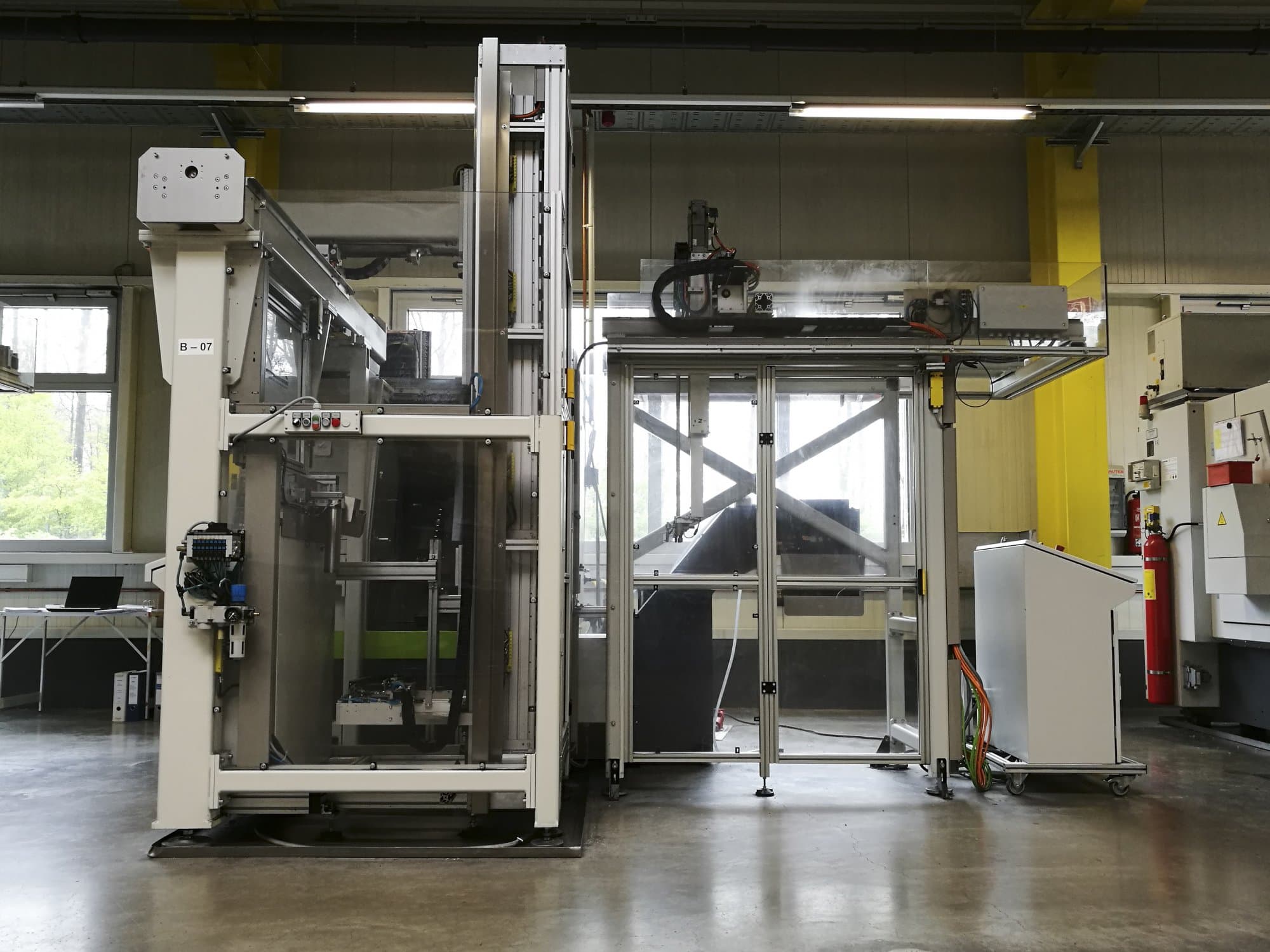 A Benzinger GOFuture-B1  gép elölnézete