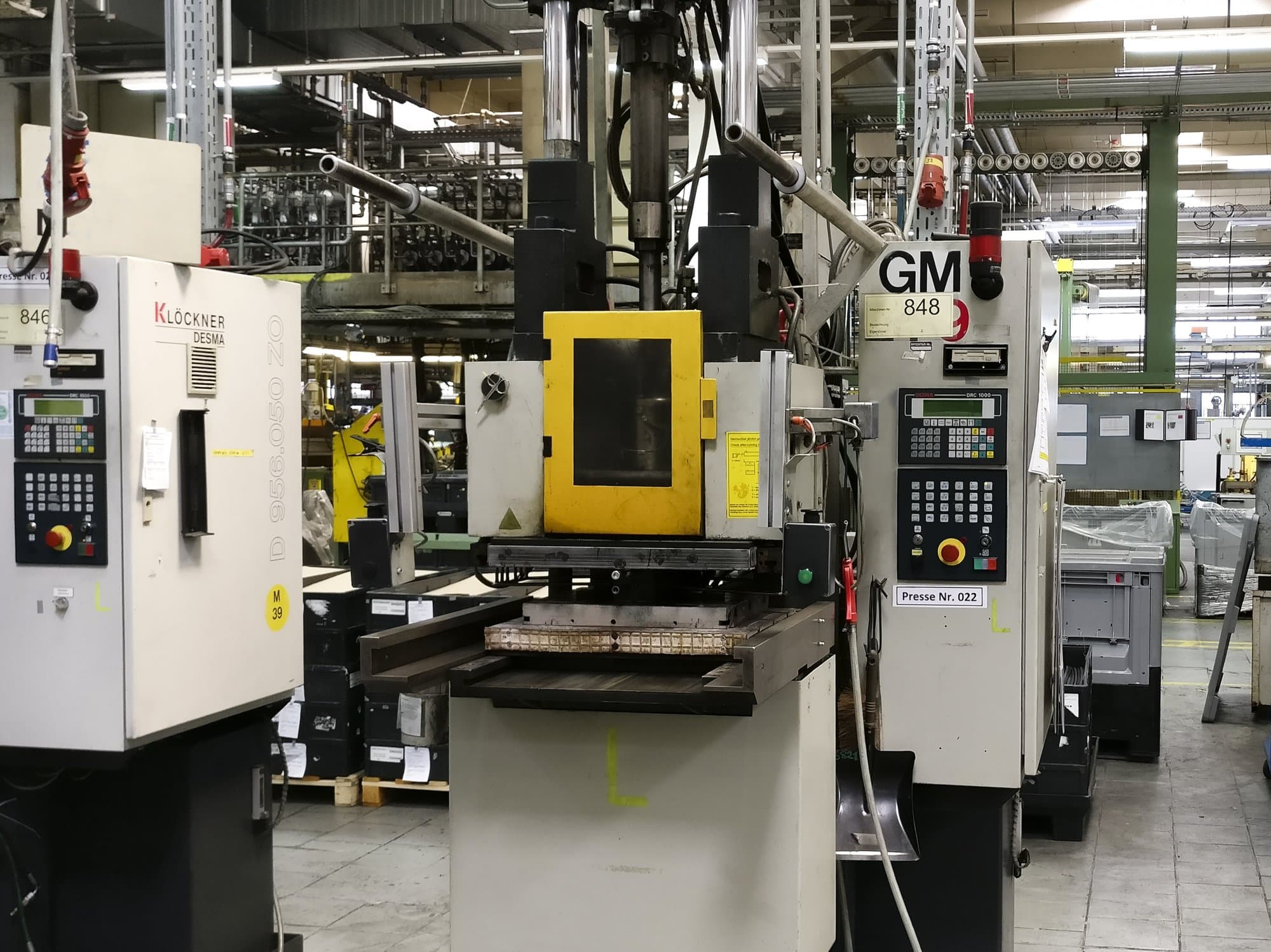 A Kloeckner Desma 956.050  gép elölnézete