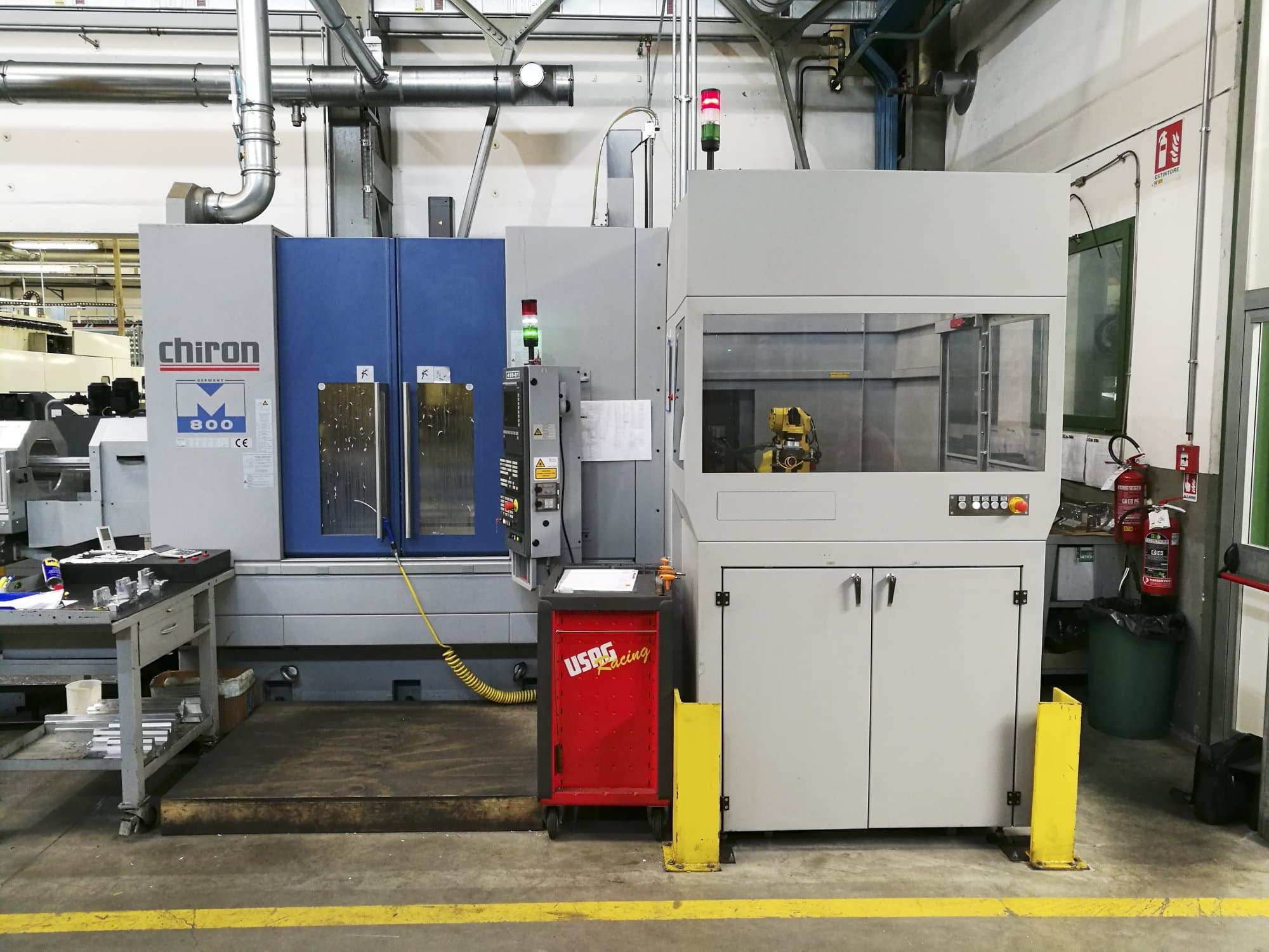 A Chiron Mill-800 FA  gép elölnézete