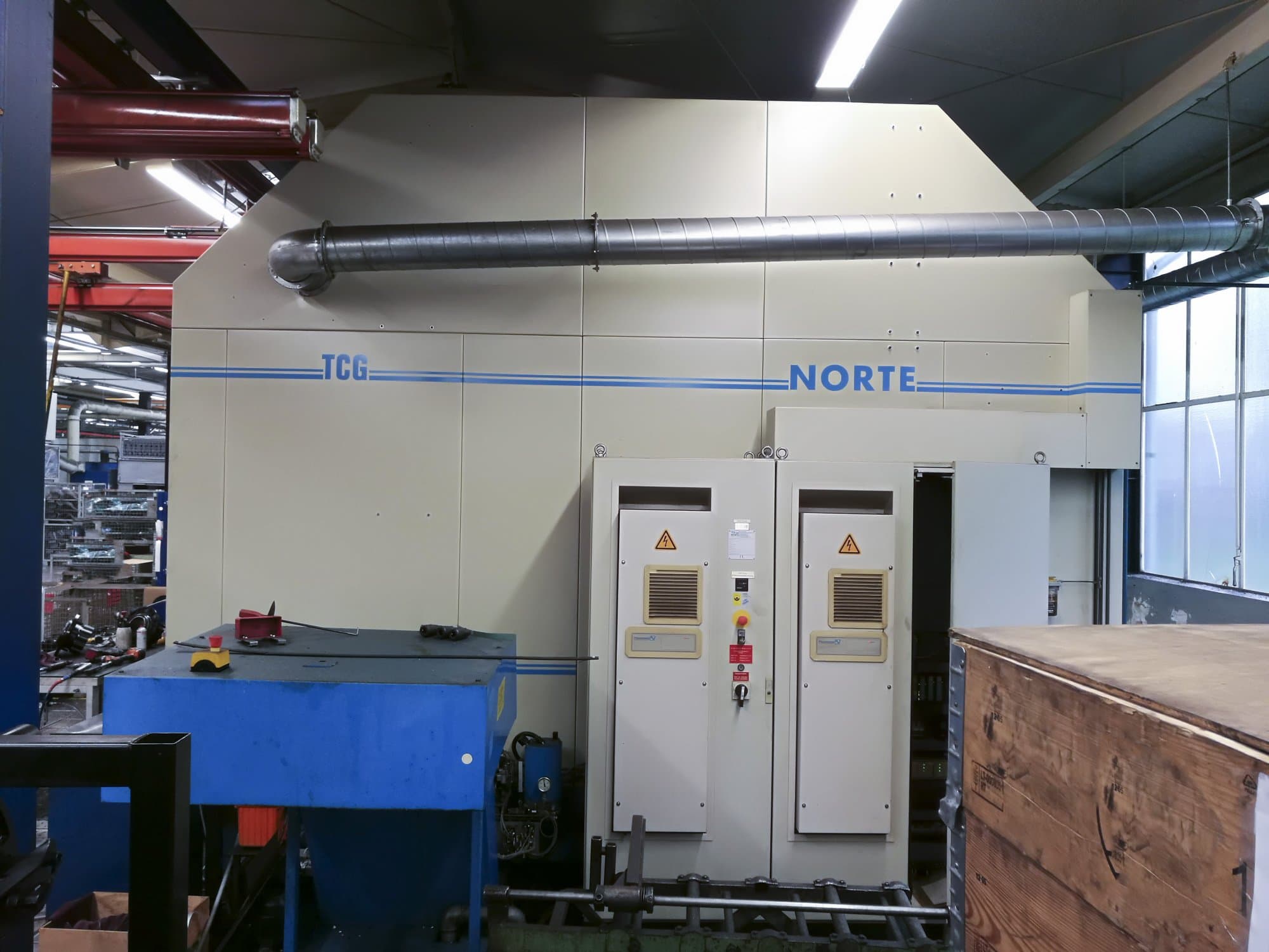 A NORTE VHS 630  gép elölnézete