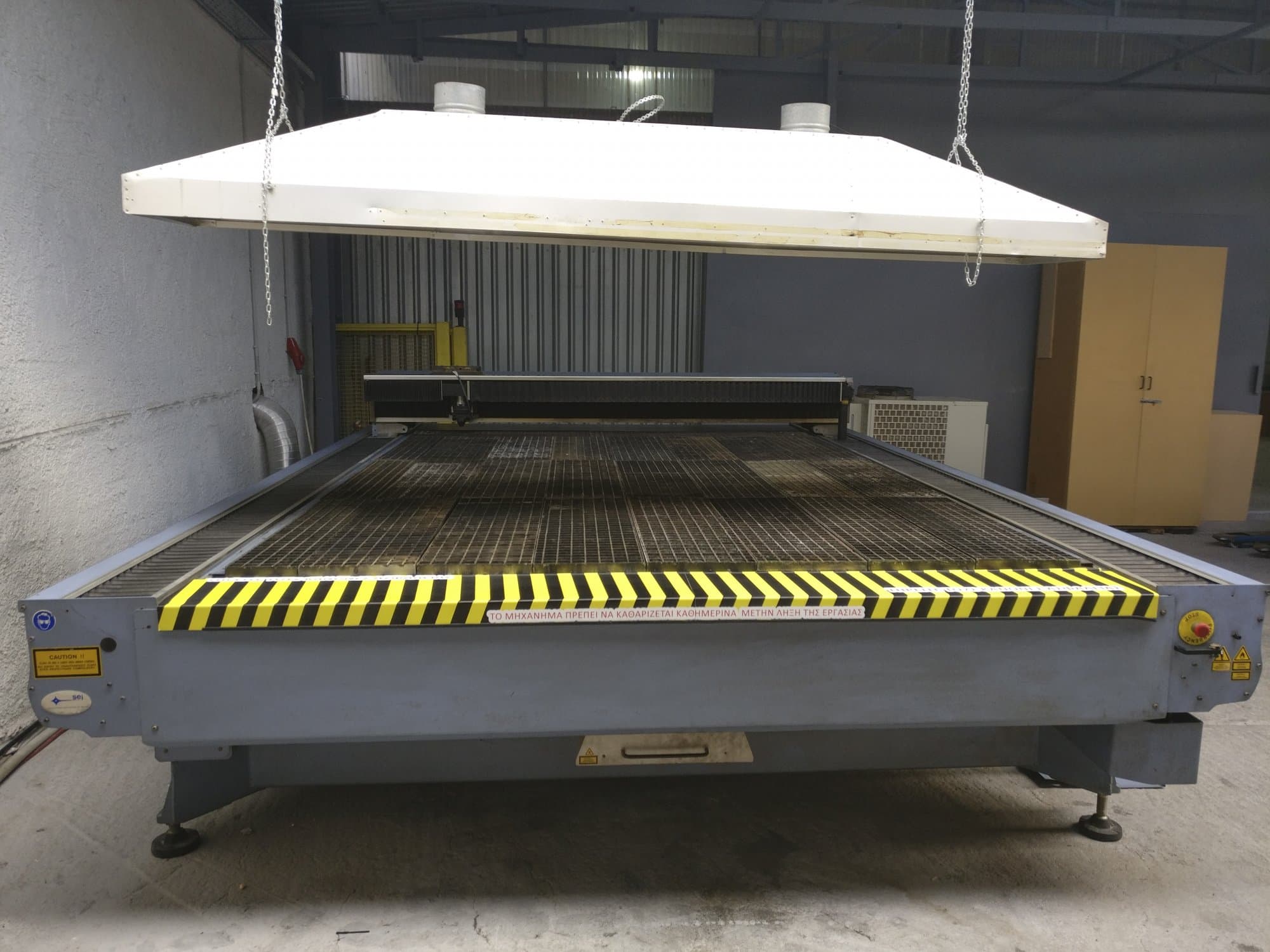 A SEI Laser MERCURY 603  gép elölnézete