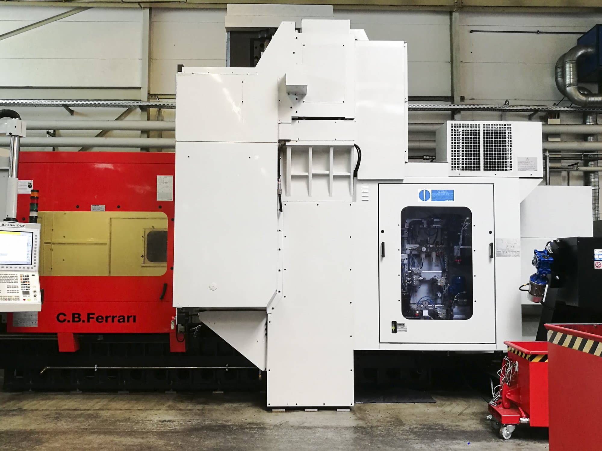 A C.B. Ferrari D432  gép elölnézete