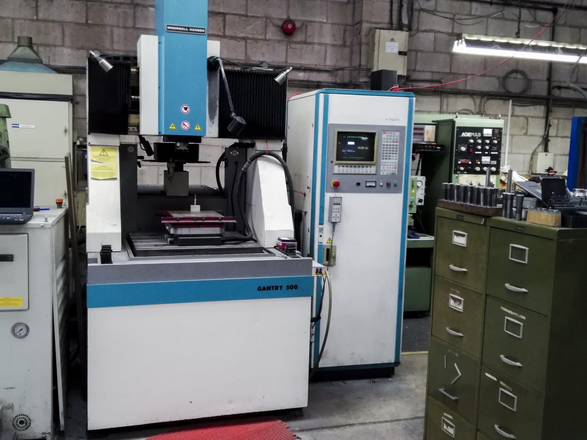 A INGERSOLL HANSEN Gantry 500  gép elölnézete