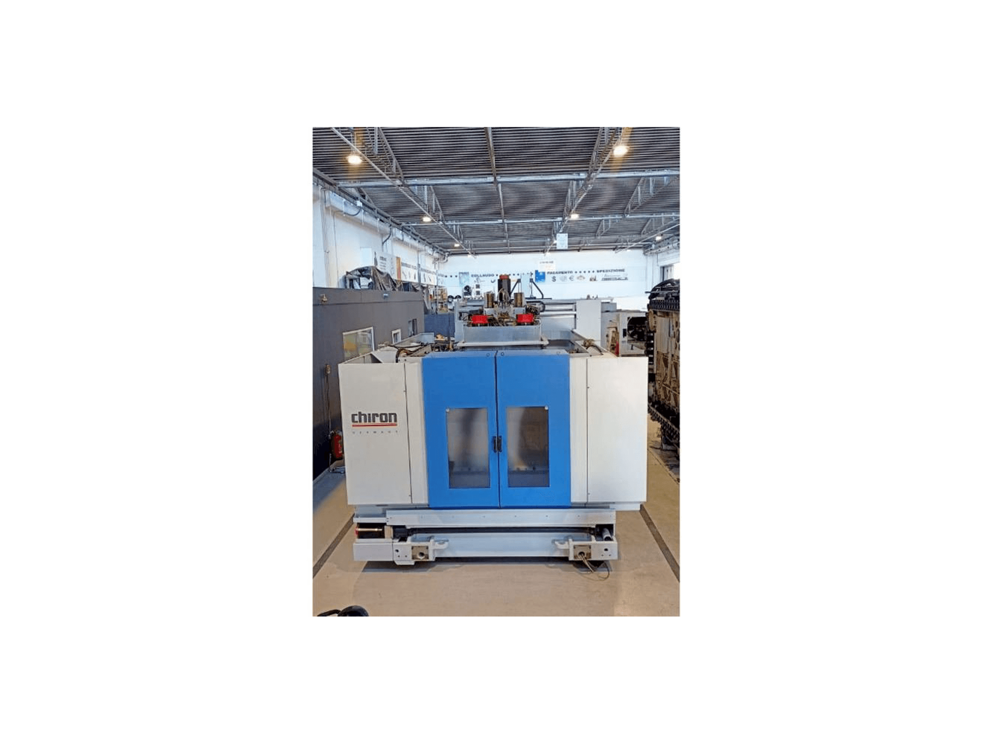 A CHIRON DZ24 WM HS gép elölnézete