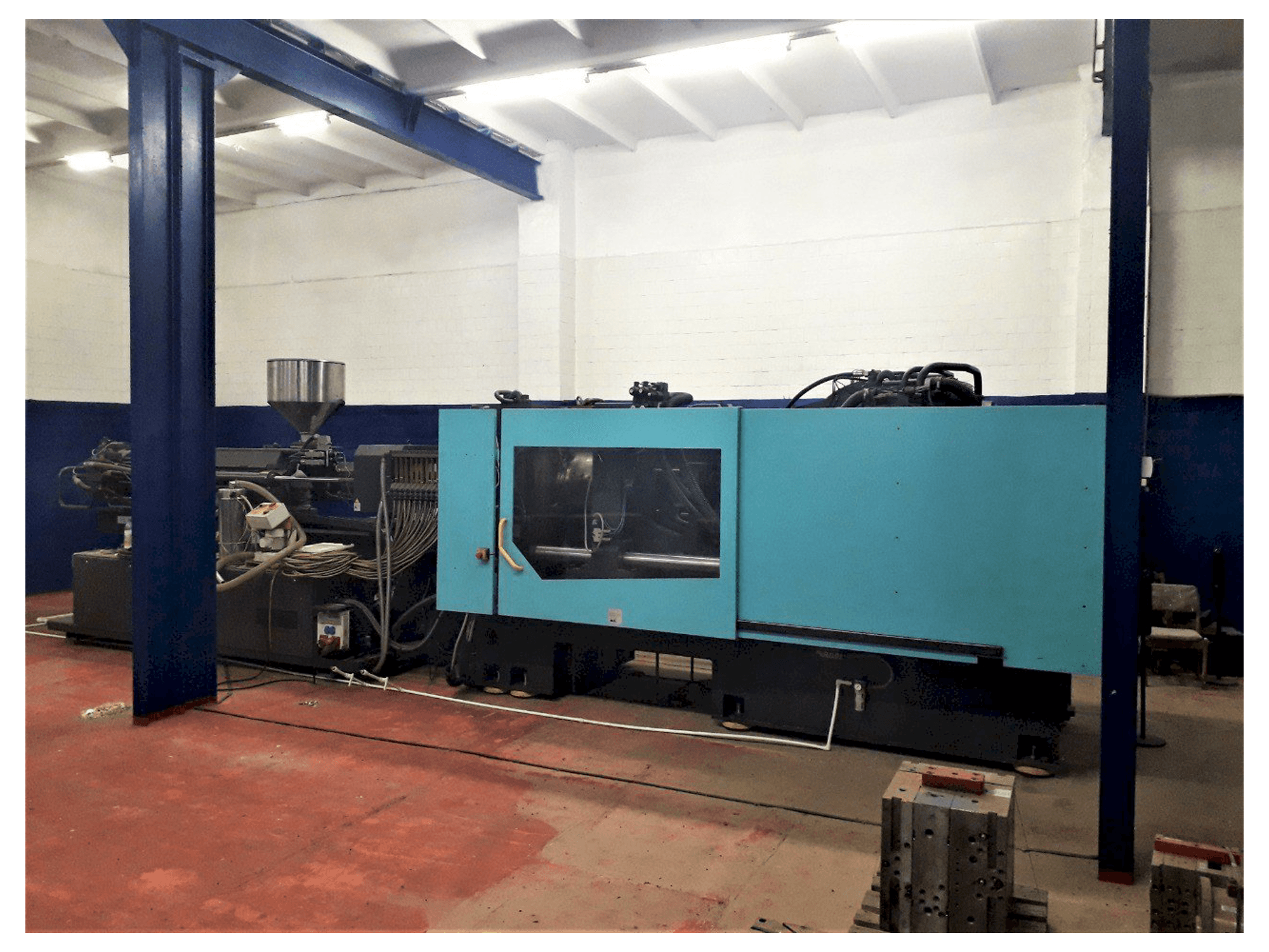 A DEMAG Systec Sumitomo 500/9200- 6400 gép elölnézete