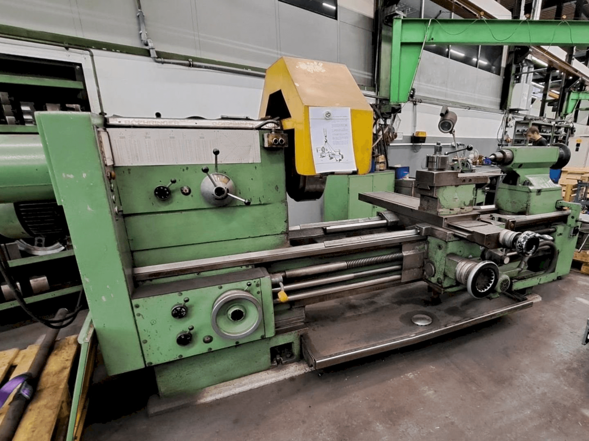 A BOEHRINGER VDF V 800 gép elölnézete