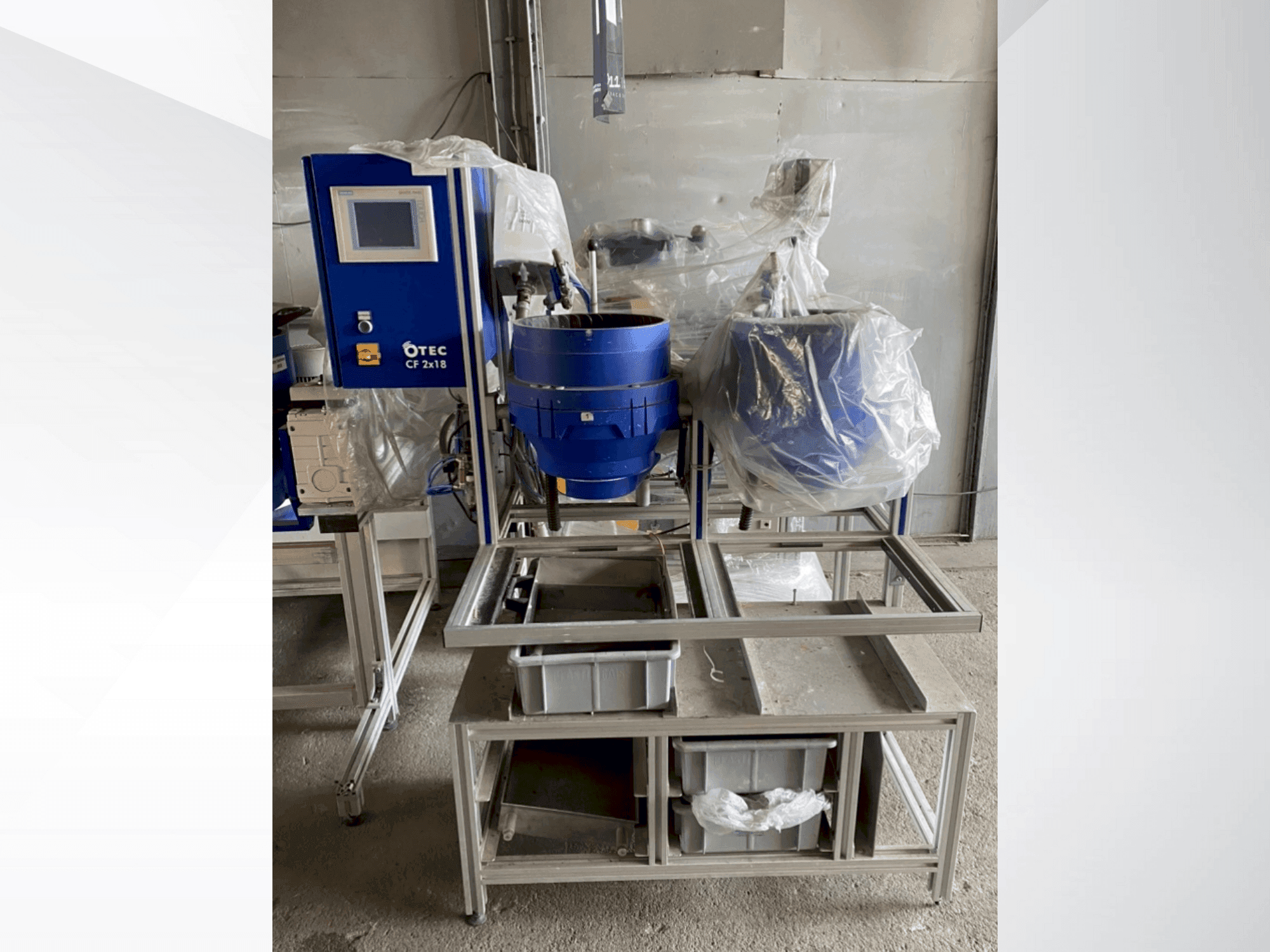 A OTEC CF 2x 18 gép elölnézete