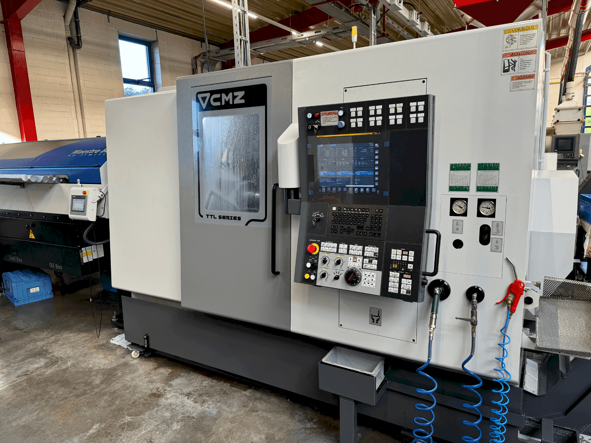 A CMZ TTL-66-66-T1Y-T2Y gép elölnézete