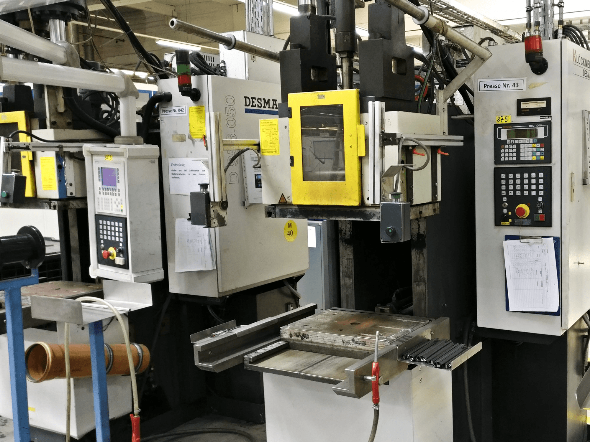 A Kloeckner Desma 956.050 gép jobb nézete