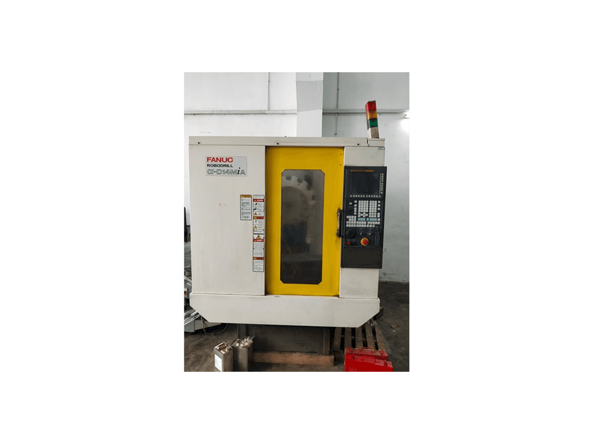 A FANUC Alpha-D14MiA gép elölnézete