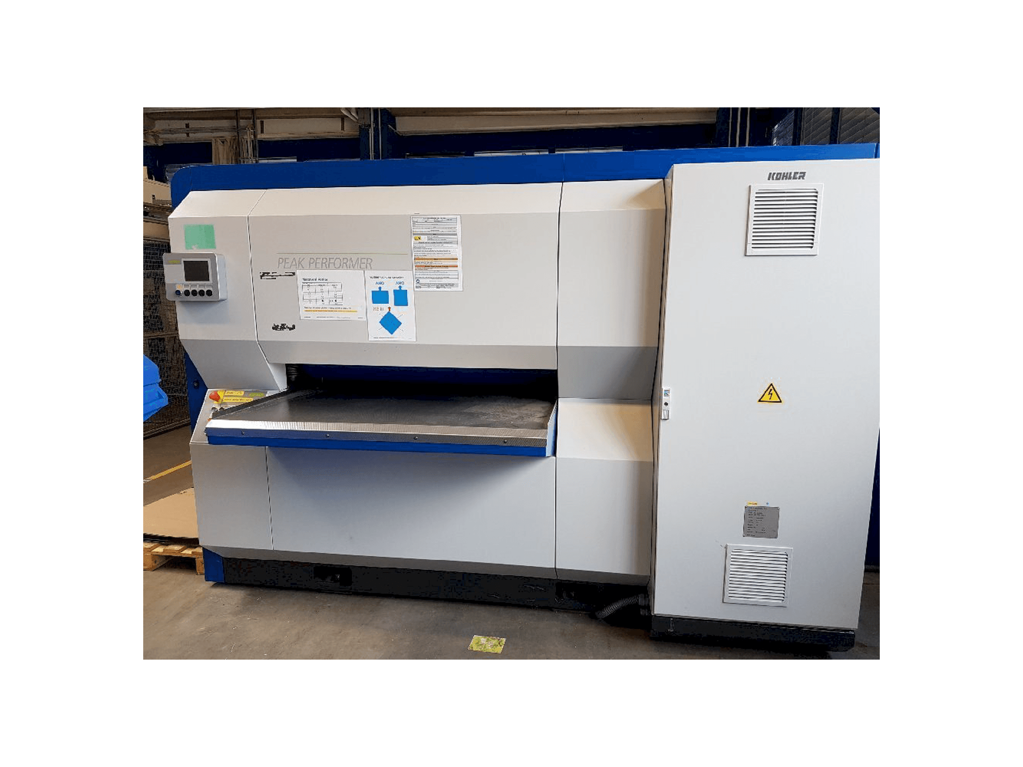 A KOHLER PEAK PERFORMER PG 40.1250/21 gép elölnézete