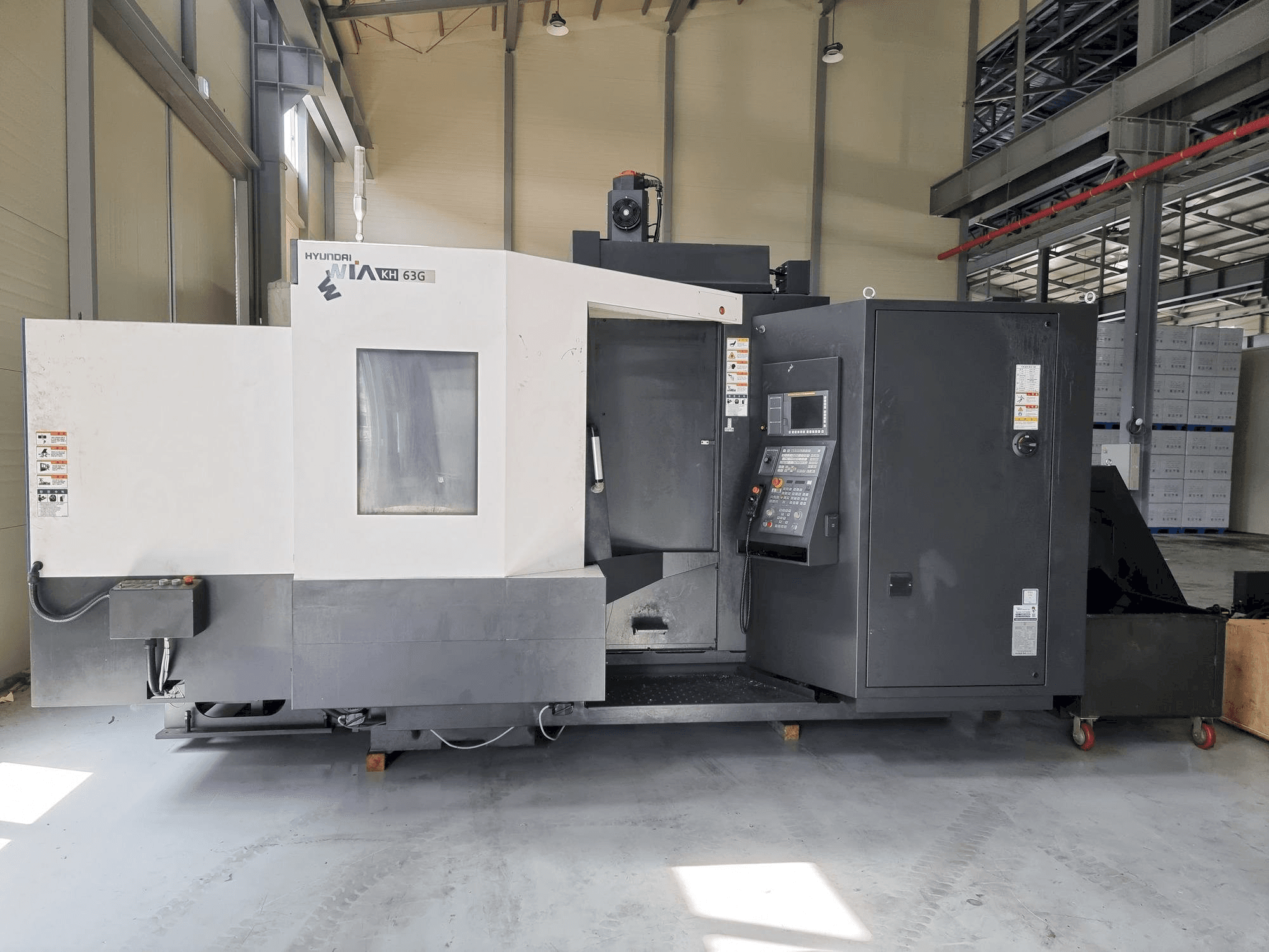 A Hyundai Wia KH63G gép elölnézete