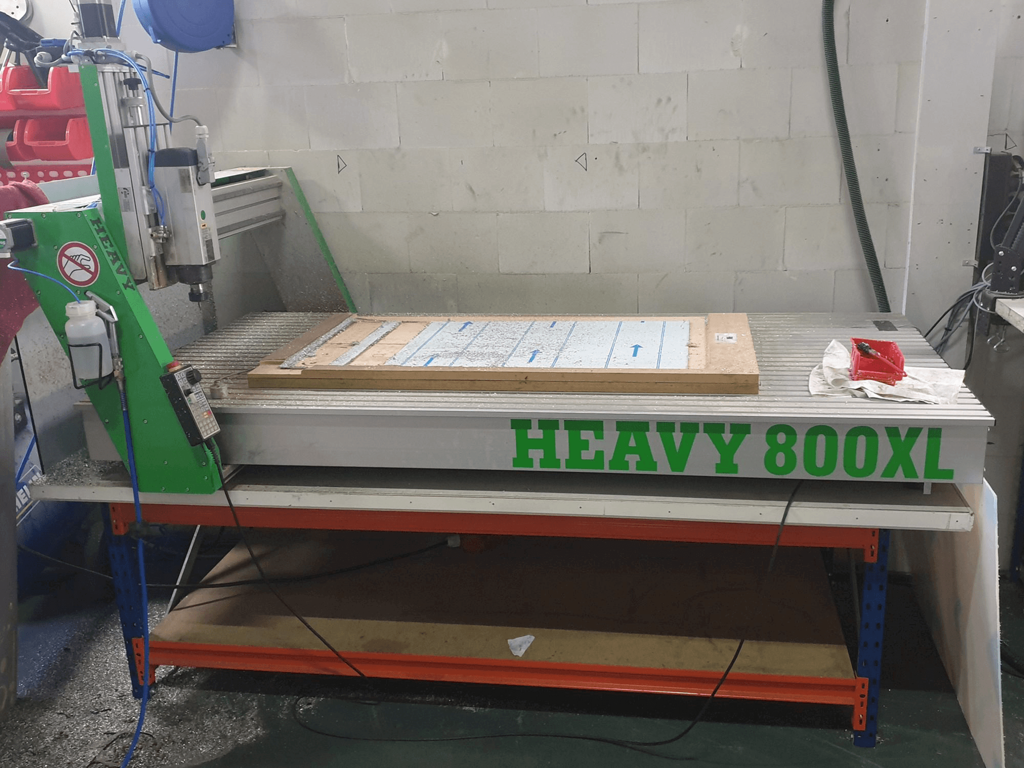 A EAS HEAVY 800 XL gép elölnézete