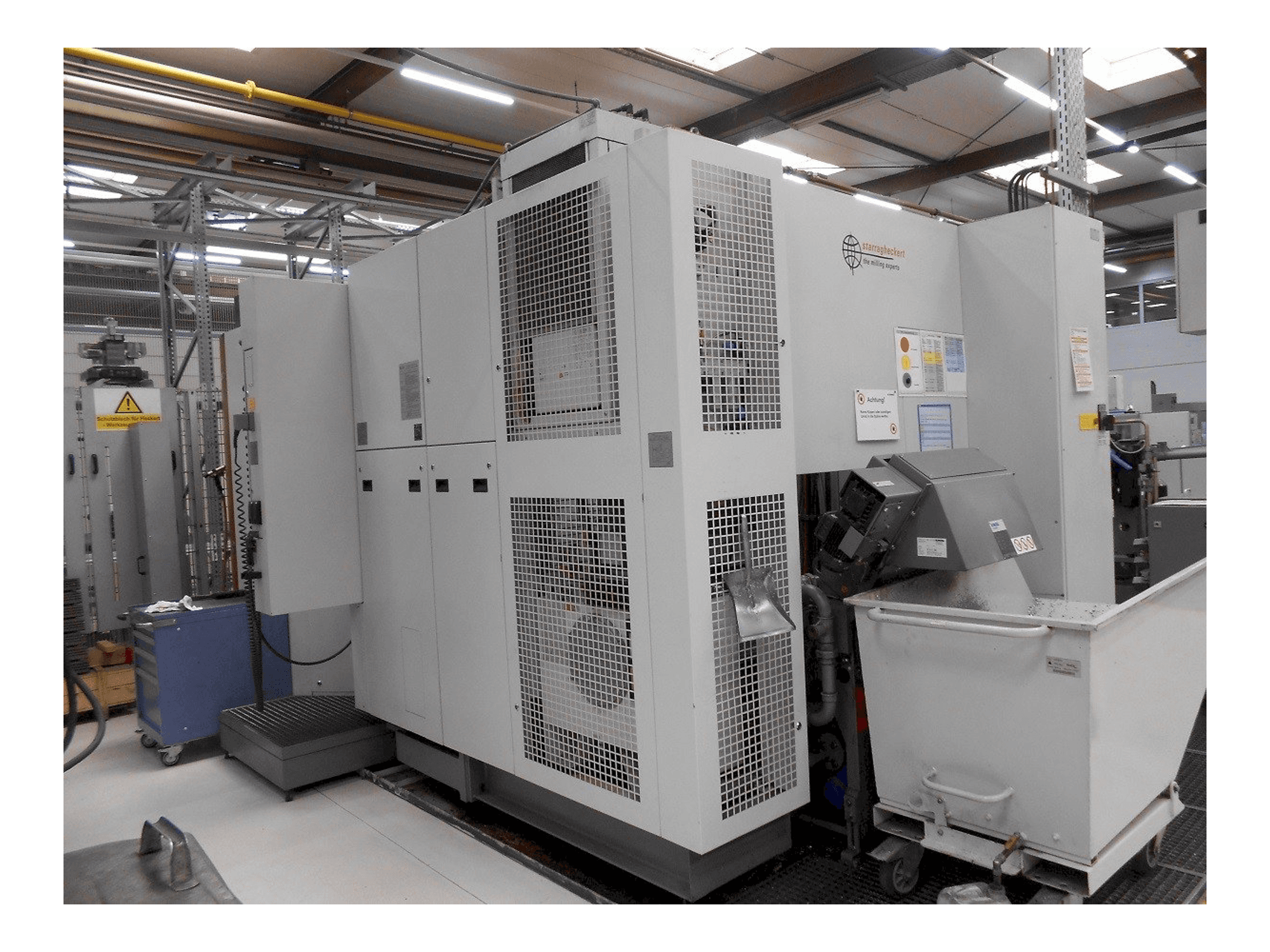 A Heckert HEC 500 D XXL gép oldalnézete