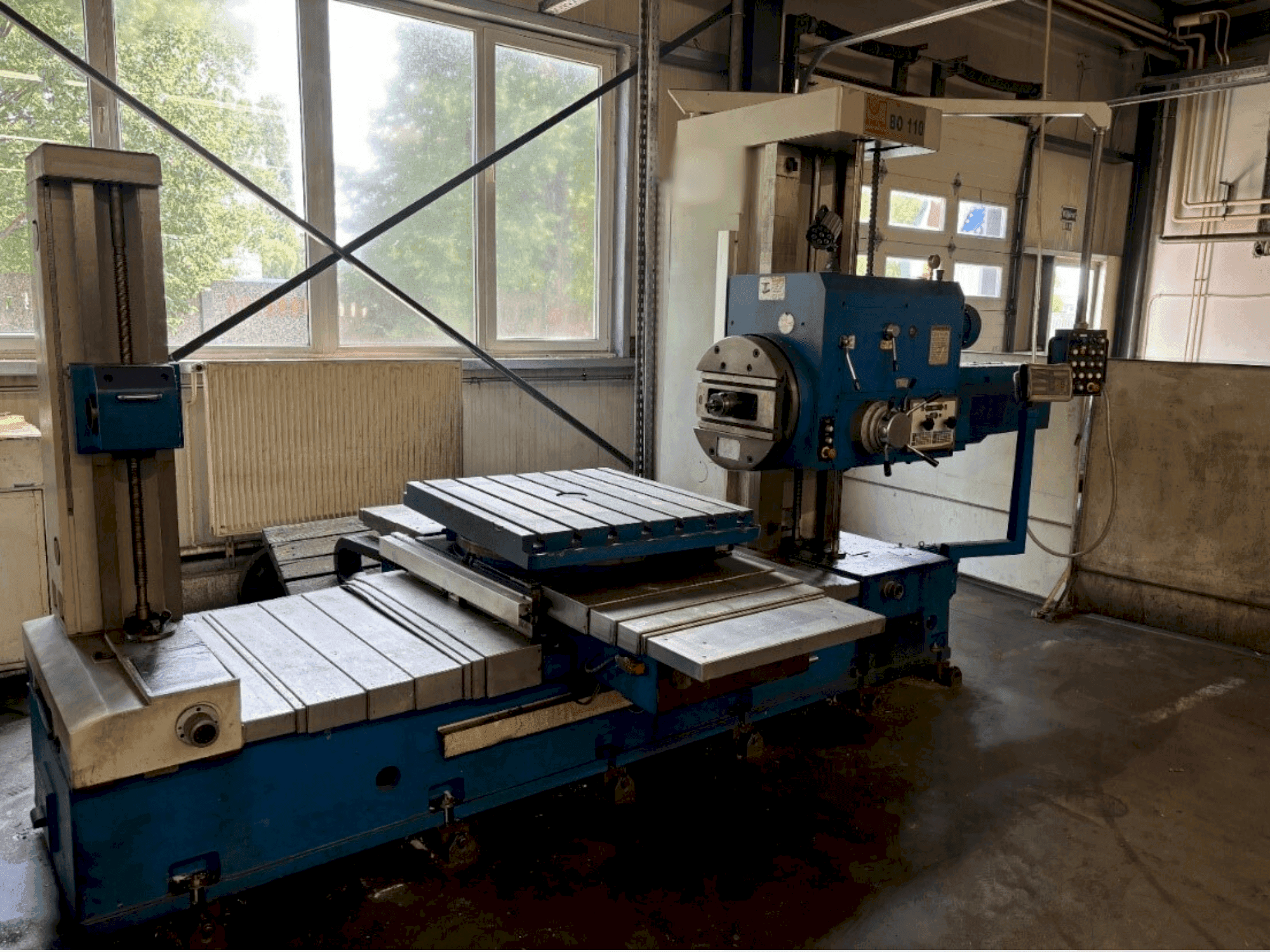 A KNUTH BO 110 gép elölnézete