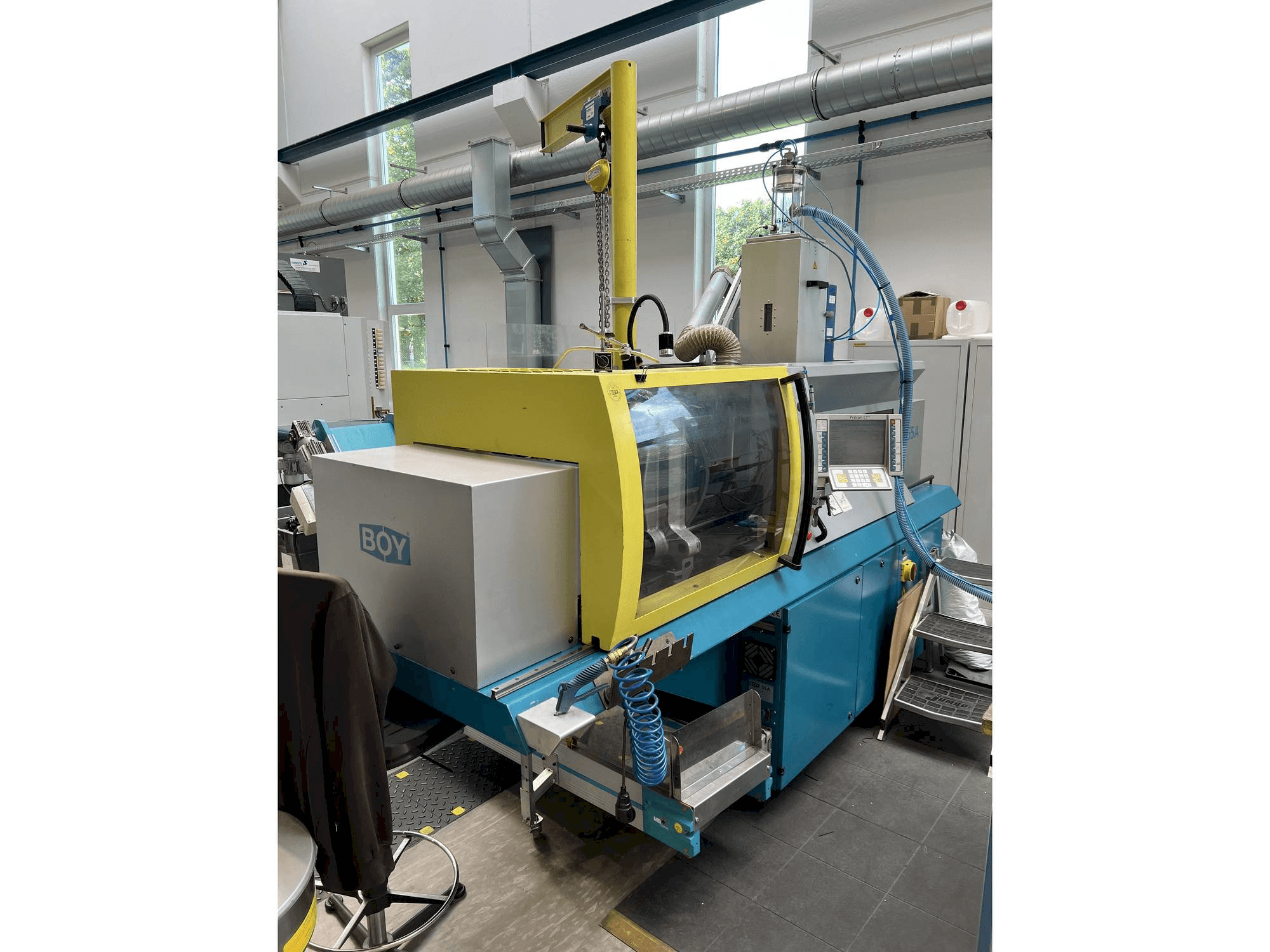 A BOY 55A gép bal oldali nézete