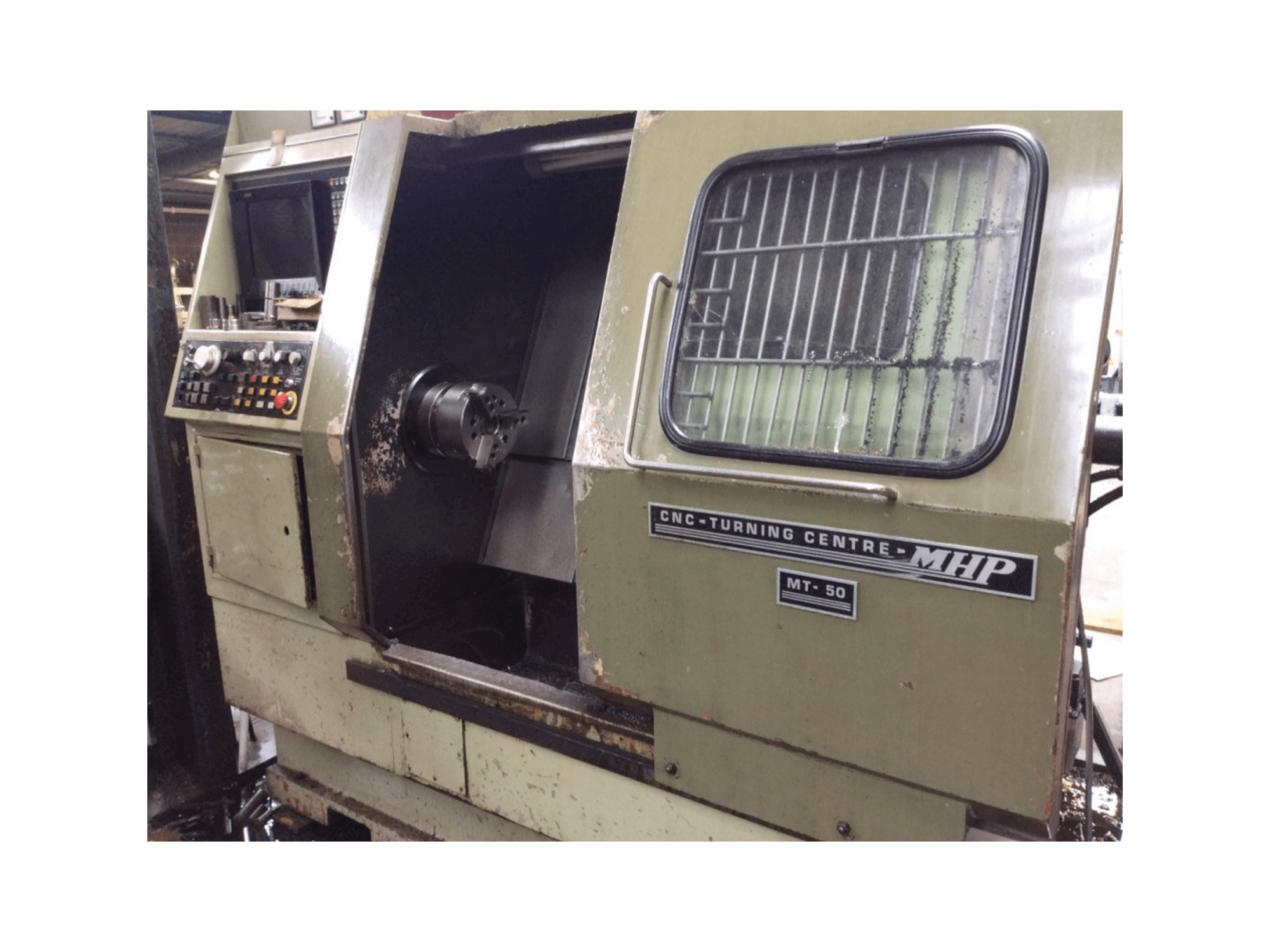 A MHP MT-50 gép elölnézete