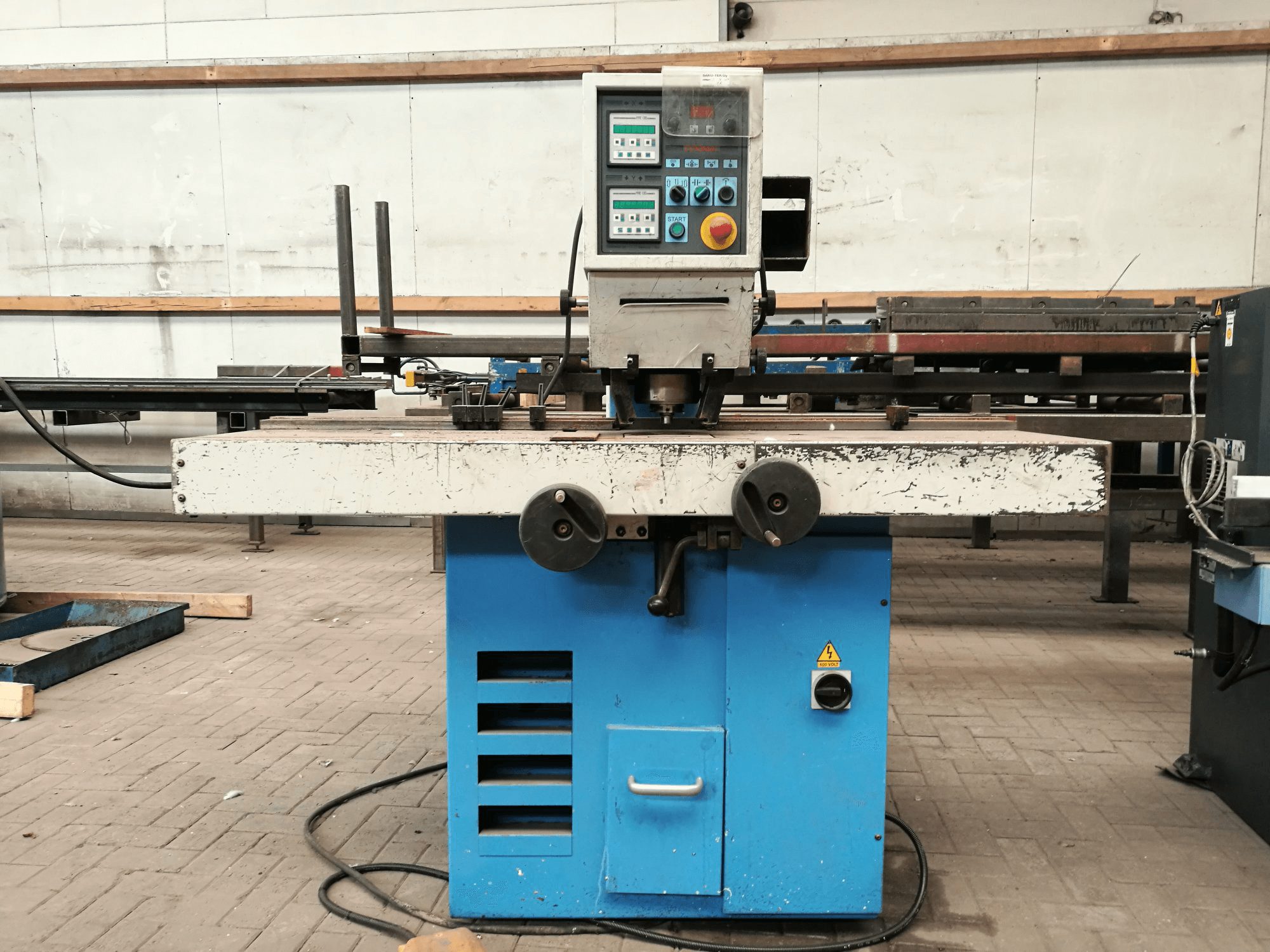 A Euromac XP 750/25 gép elölnézete