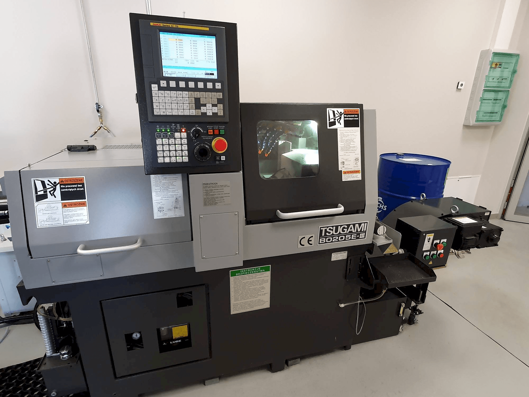 A TSUGAMI B0205E-III gép elölnézete