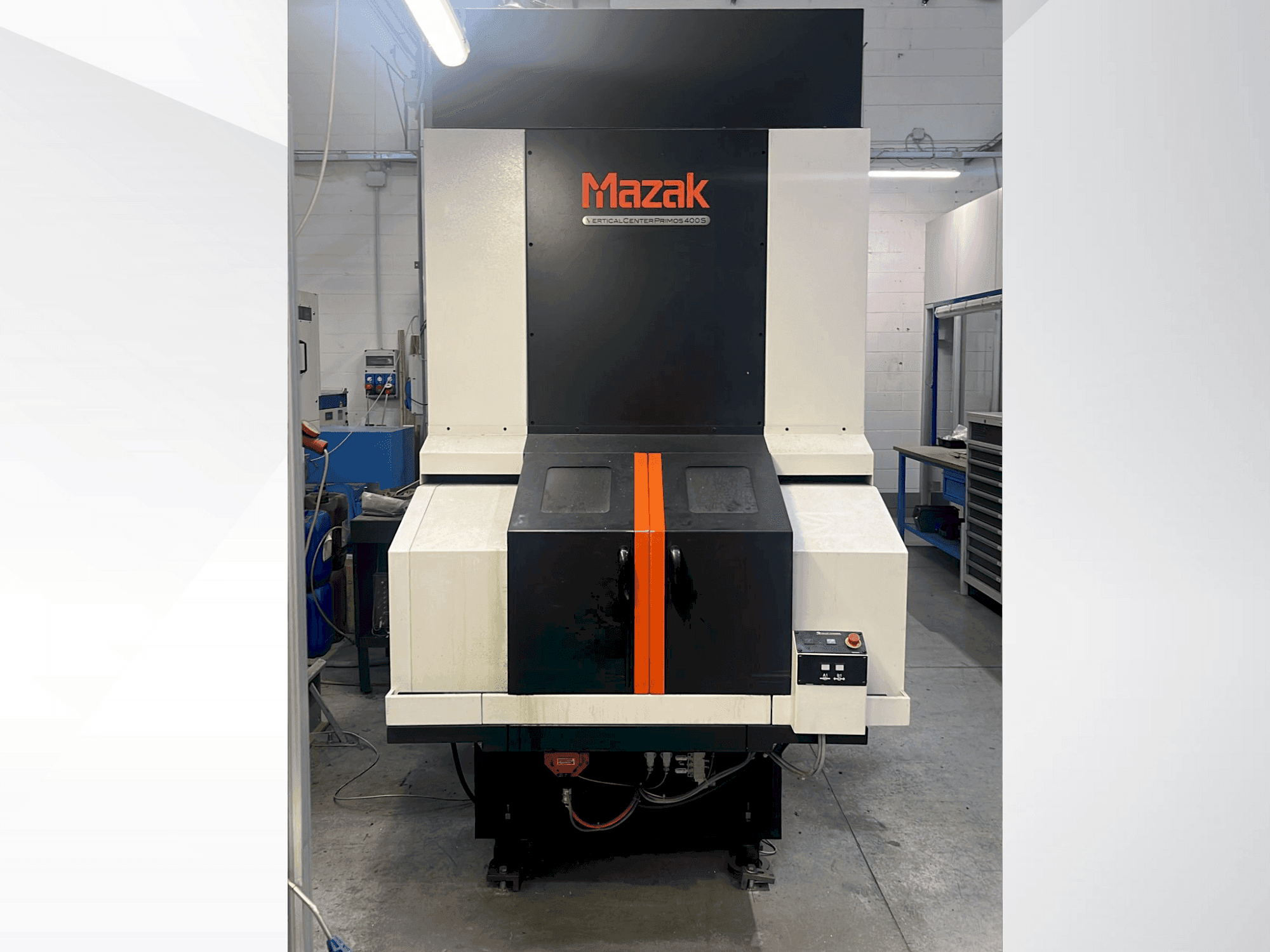 A Mazak VC PRIMOS 400S gép elölnézete