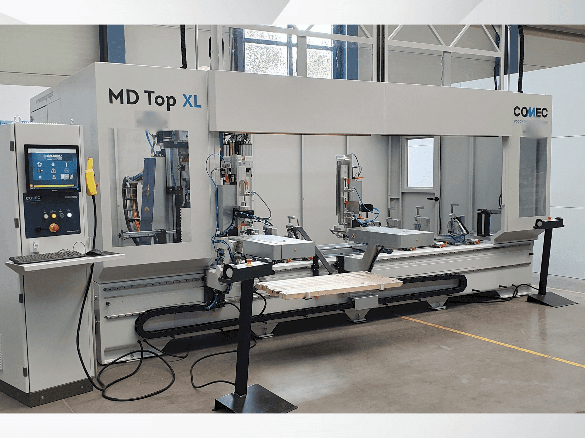 A COMEC MD TOP XLS CA2 gép elölnézete