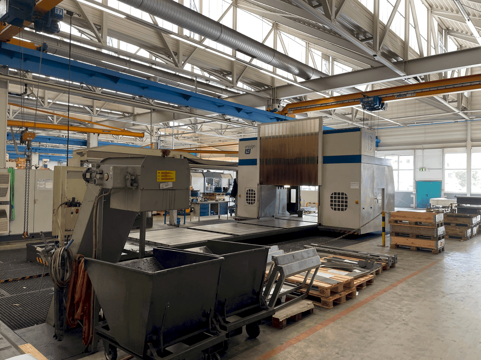 A Unisign UNIPORT 6000 gép elölnézete