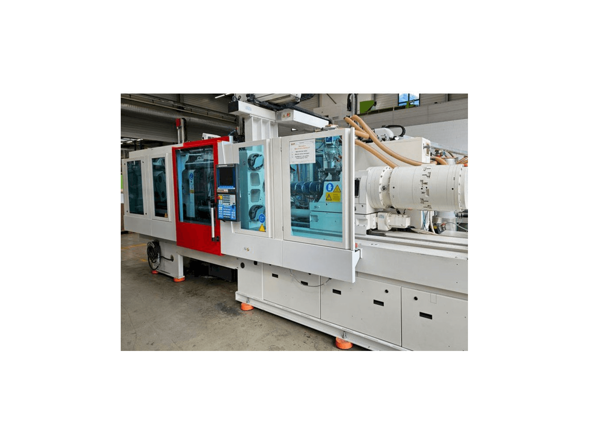 A Krauss Maffei EX 160 / 180 mit LRX 100 gép elölnézete