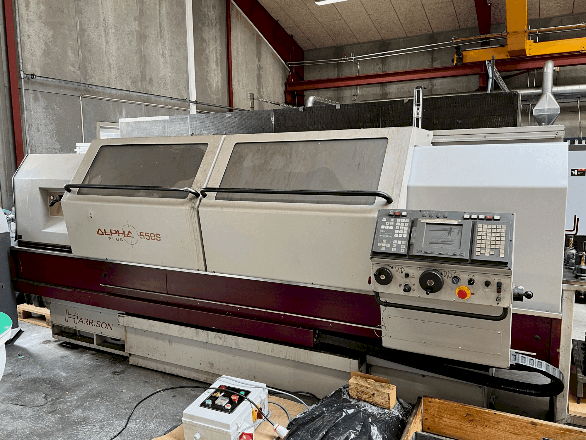 A Harrison Alpha 550 S gép elölnézete